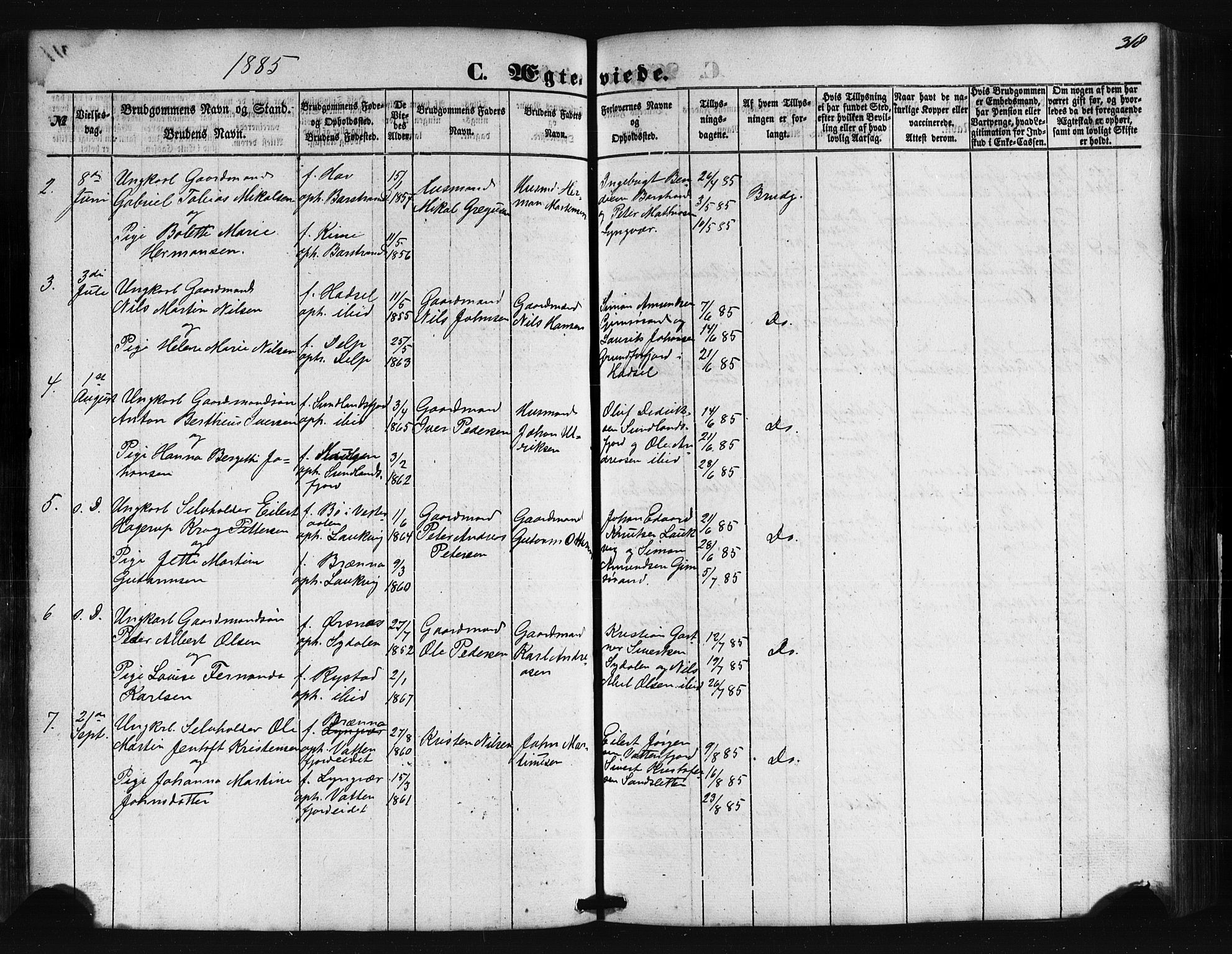 Ministerialprotokoller, klokkerbøker og fødselsregistre - Nordland, AV/SAT-A-1459/876/L1095: Parish register (official) no. 876A01, 1863-1885, p. 318