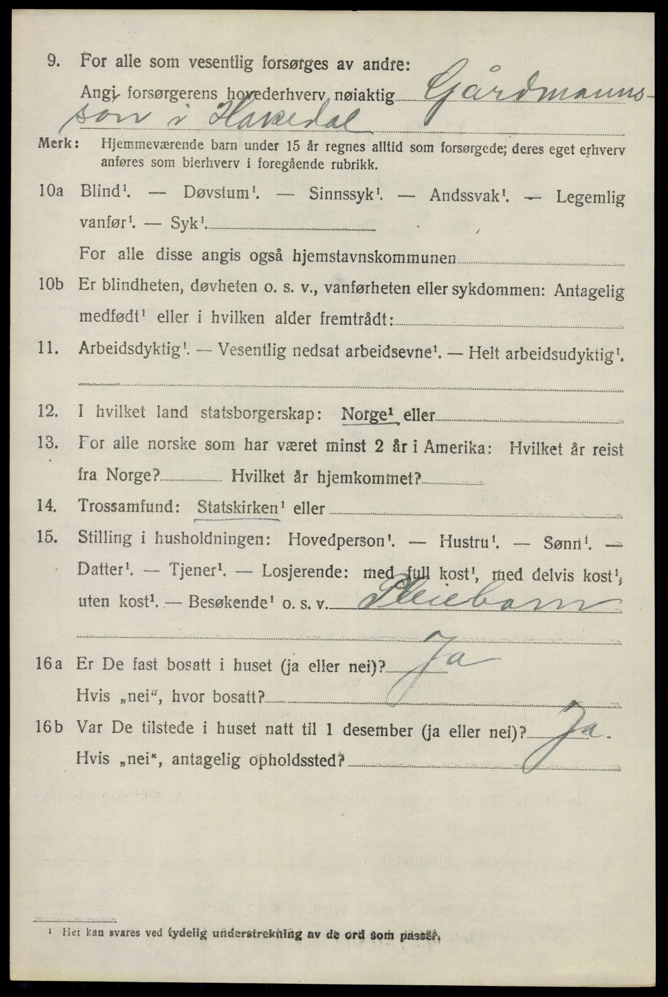 SAO, 1920 census for Lørenskog, 1920, p. 6113