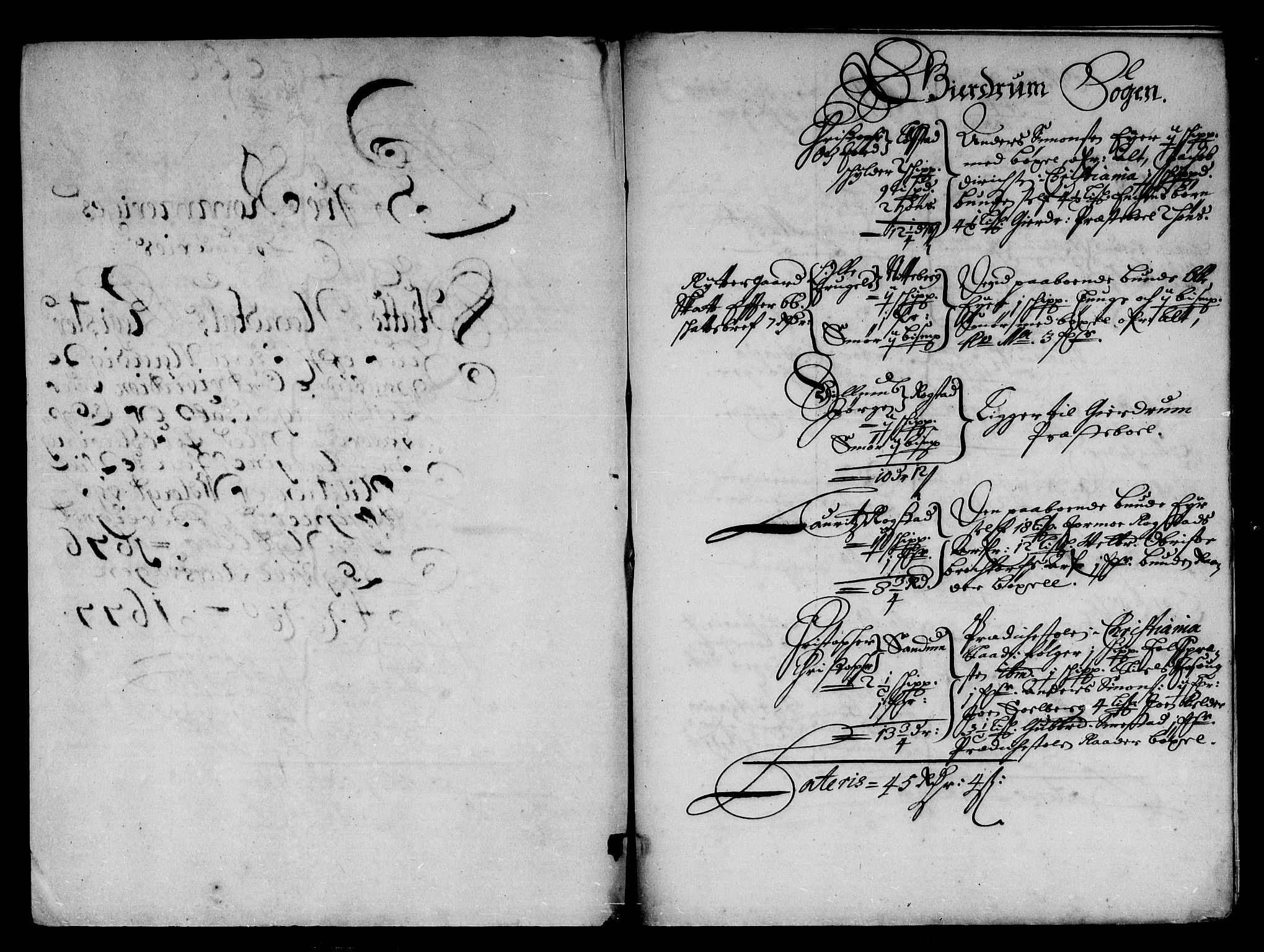 Rentekammeret inntil 1814, Reviderte regnskaper, Stiftamtstueregnskaper, Landkommissariatet på Akershus og Akershus stiftamt, AV/RA-EA-5869/R/Rb/L0119: Akershus stiftamt, 1676