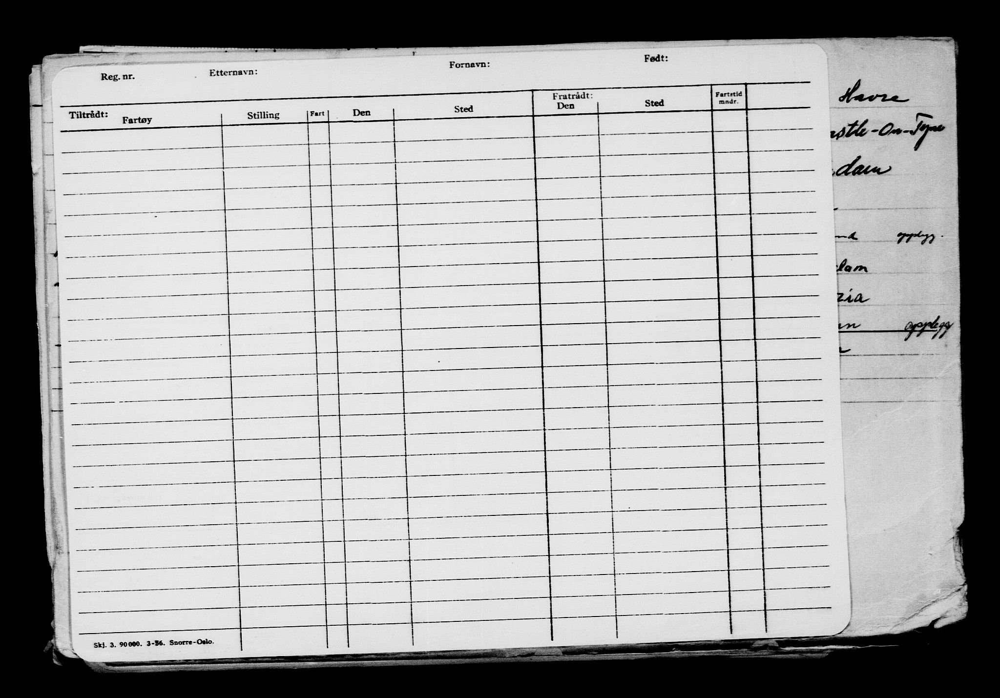 Direktoratet for sjømenn, AV/RA-S-3545/G/Gb/L0170: Hovedkort, 1919, p. 2