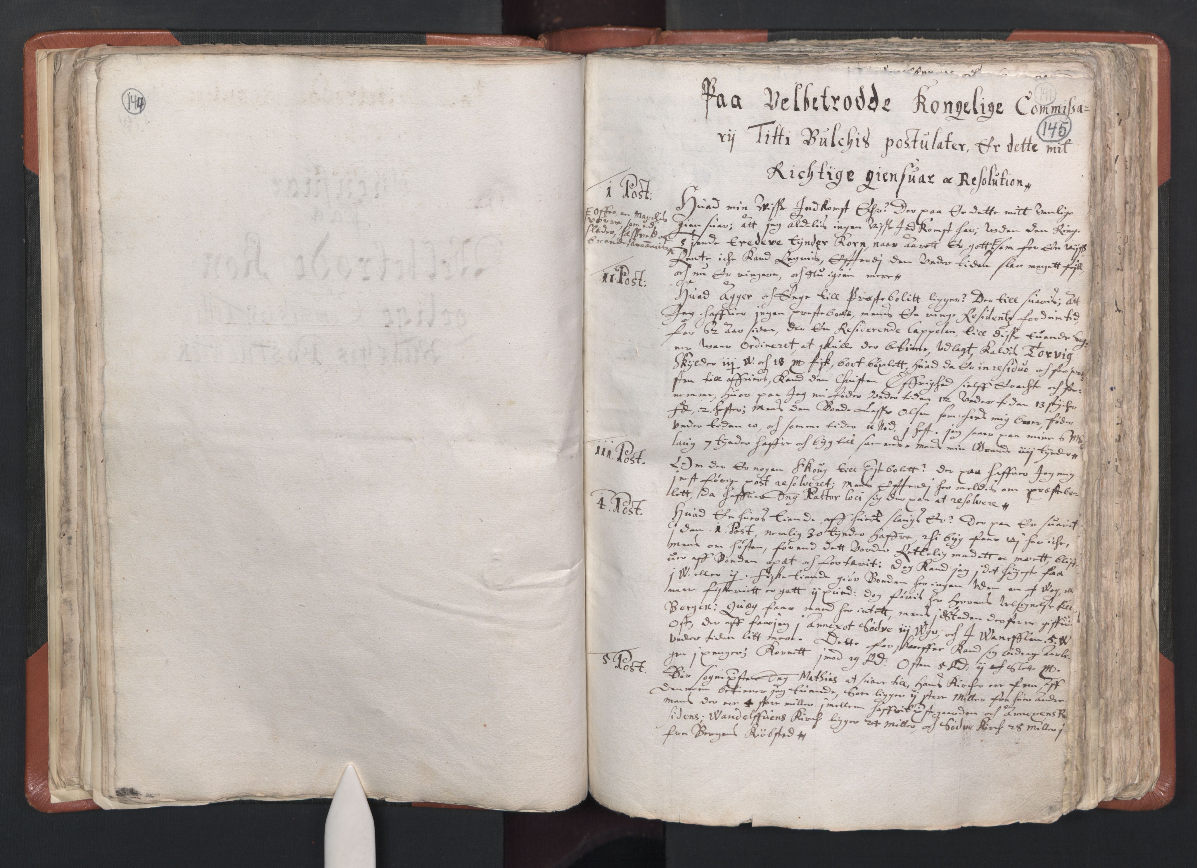 RA, Vicar's Census 1664-1666, no. 26: Sunnmøre deanery, 1664-1666, p. 144-145