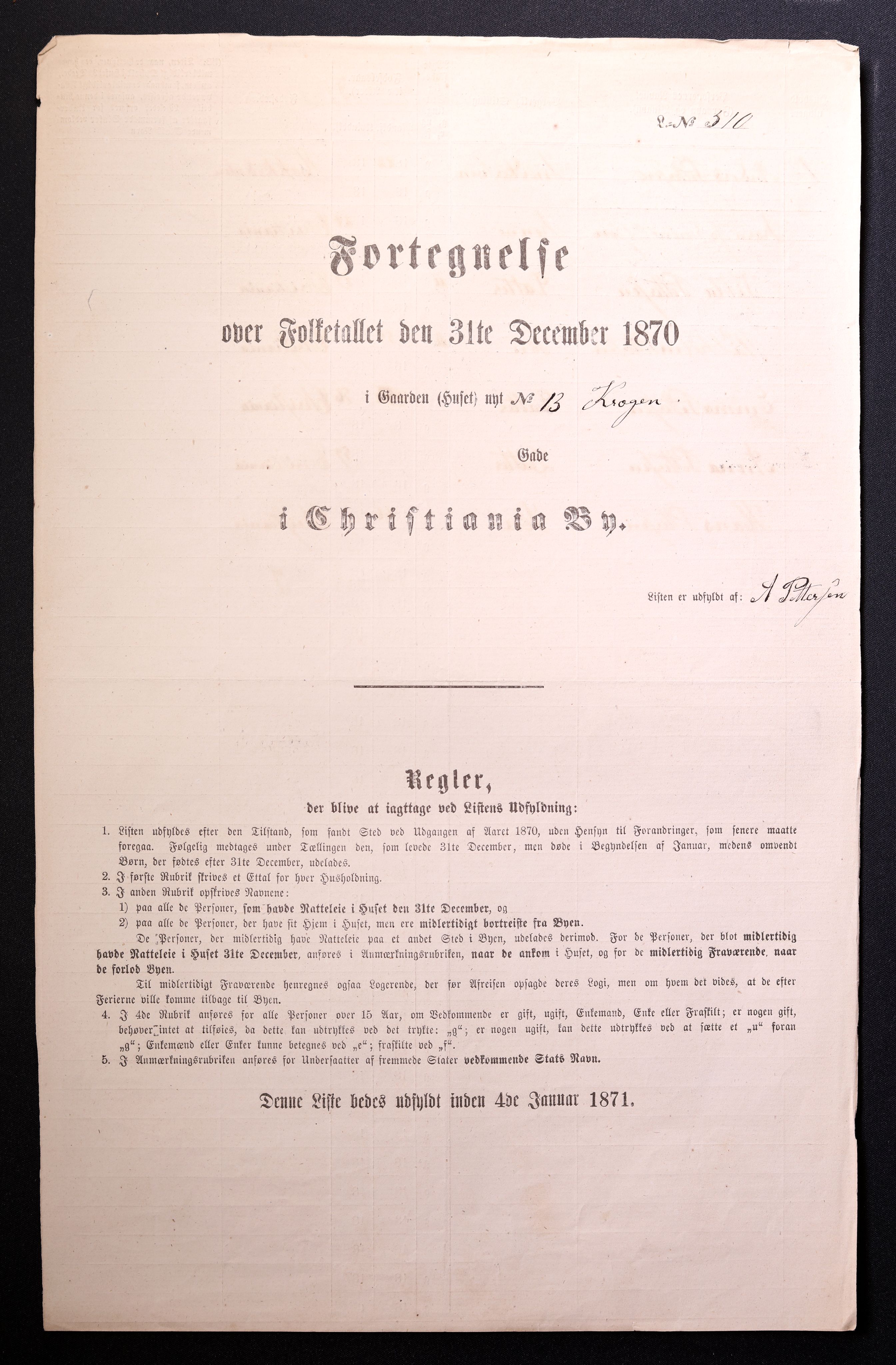 RA, 1870 census for 0301 Kristiania, 1870, p. 1728