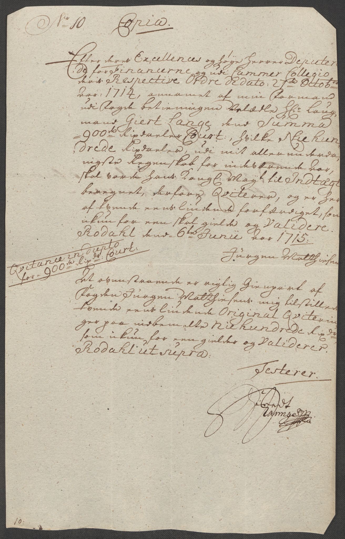 Rentekammeret inntil 1814, Reviderte regnskaper, Fogderegnskap, RA/EA-4092/R65/L4513: Fogderegnskap Helgeland, 1714-1715, p. 586