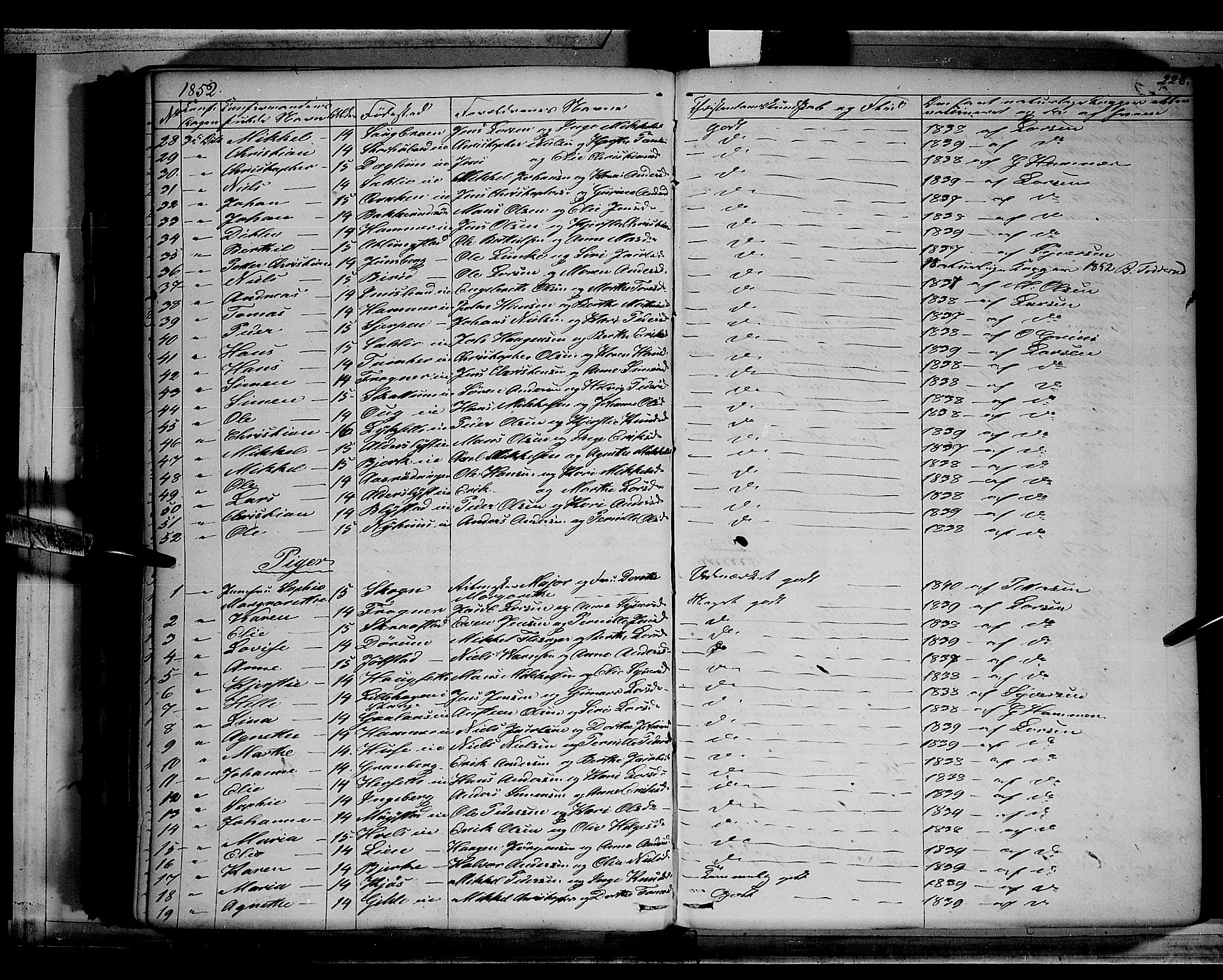 Vang prestekontor, Hedmark, AV/SAH-PREST-008/H/Ha/Haa/L0010: Parish register (official) no. 10, 1841-1855, p. 228