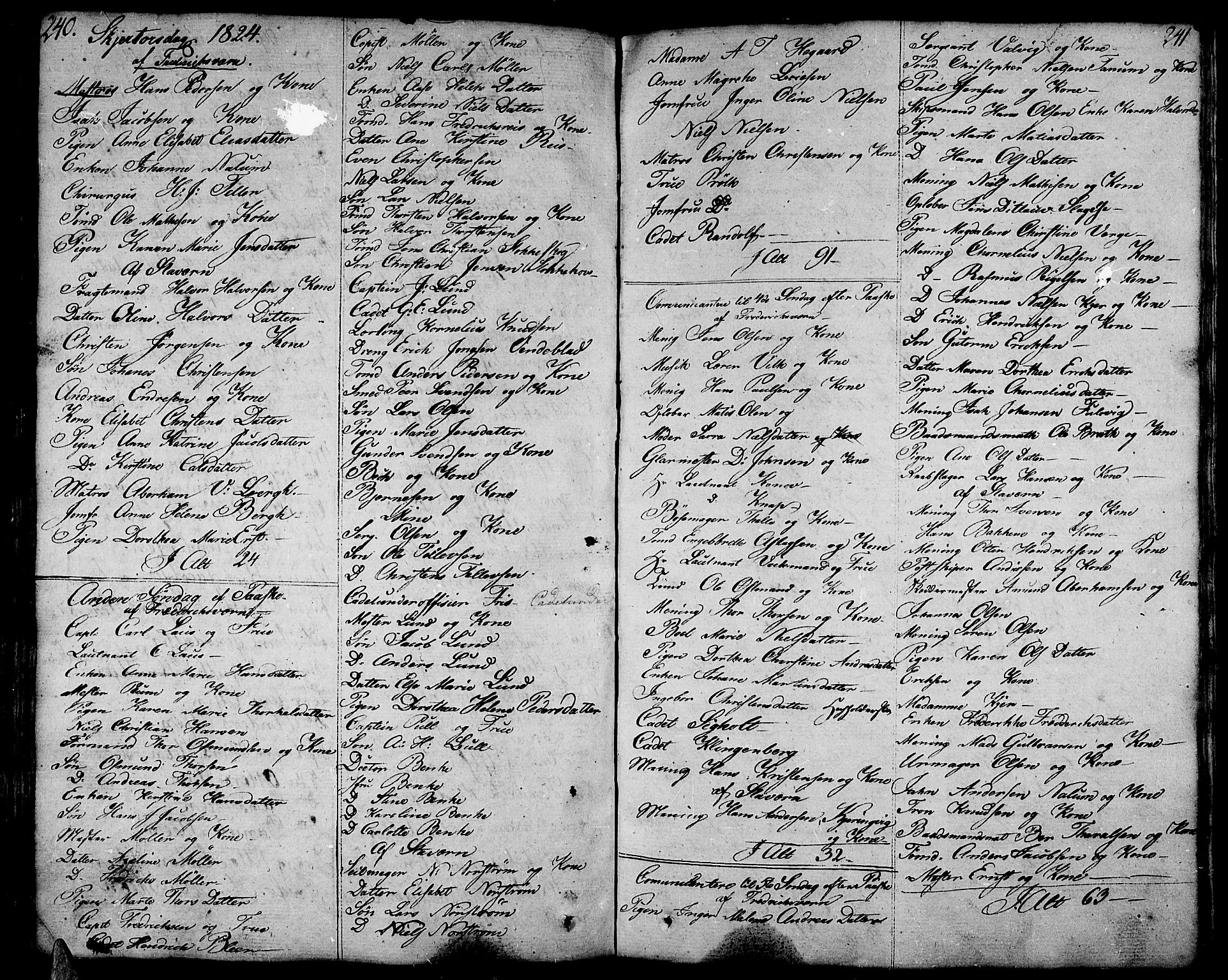 Stavern kirkebøker, SAKO/A-318/F/Fa/L0004: Parish register (official) no. 4, 1809-1816, p. 240-241