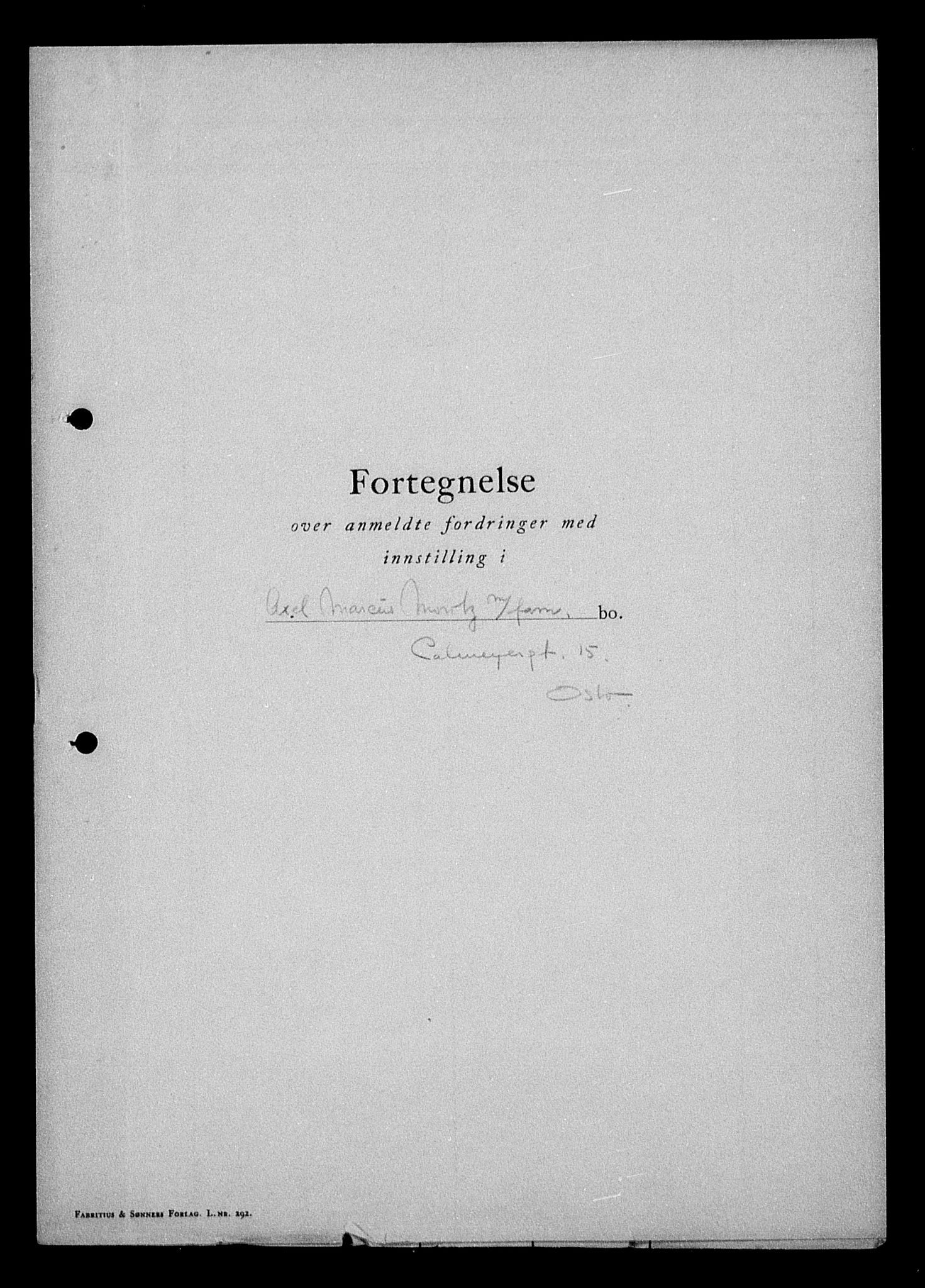 Justisdepartementet, Tilbakeføringskontoret for inndratte formuer, AV/RA-S-1564/H/Hc/Hcc/L0966: --, 1945-1947, p. 49