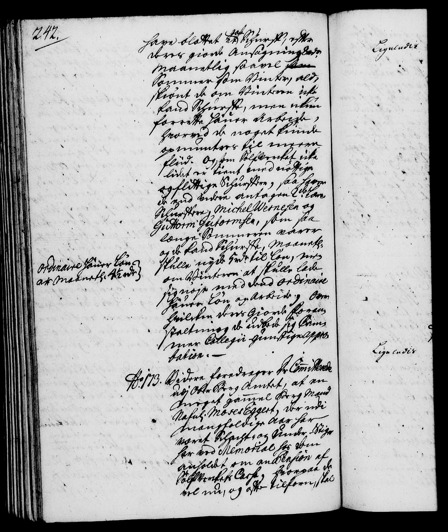 Rentekammeret, Kammerkanselliet, RA/EA-3111/G/Gh/Gha/L0020: Norsk ekstraktmemorialprotokoll (merket RK 53.65), 1738-1739, p. 242
