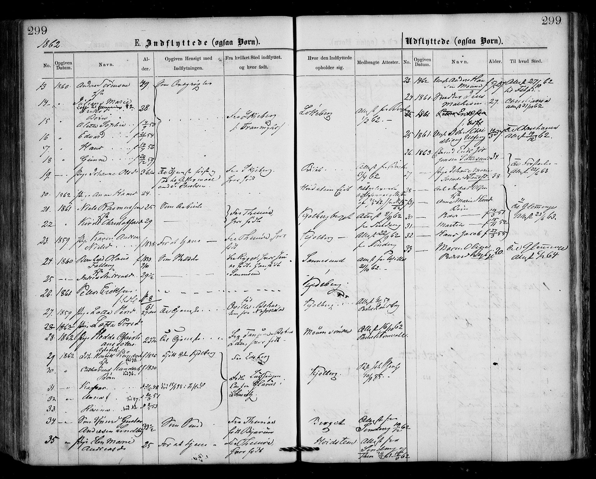 Borge prestekontor Kirkebøker, SAO/A-10903/F/Fa/L0006: Parish register (official) no. I 6, 1861-1874, p. 299