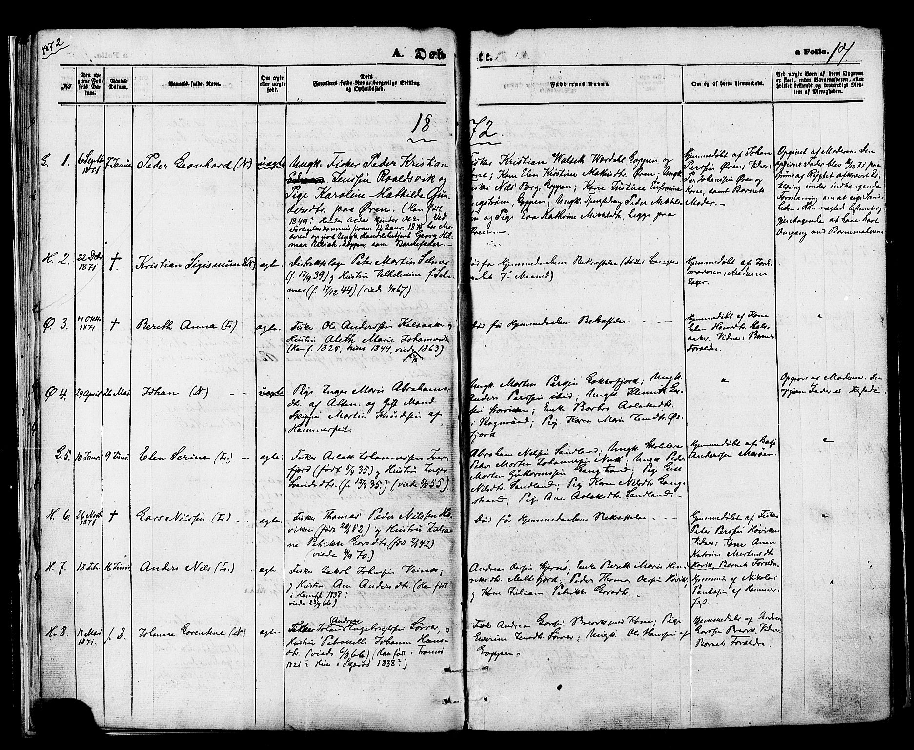 Loppa sokneprestkontor, SATØ/S-1339/H/Ha/L0005kirke: Parish register (official) no. 5, 1869-1878, p. 17