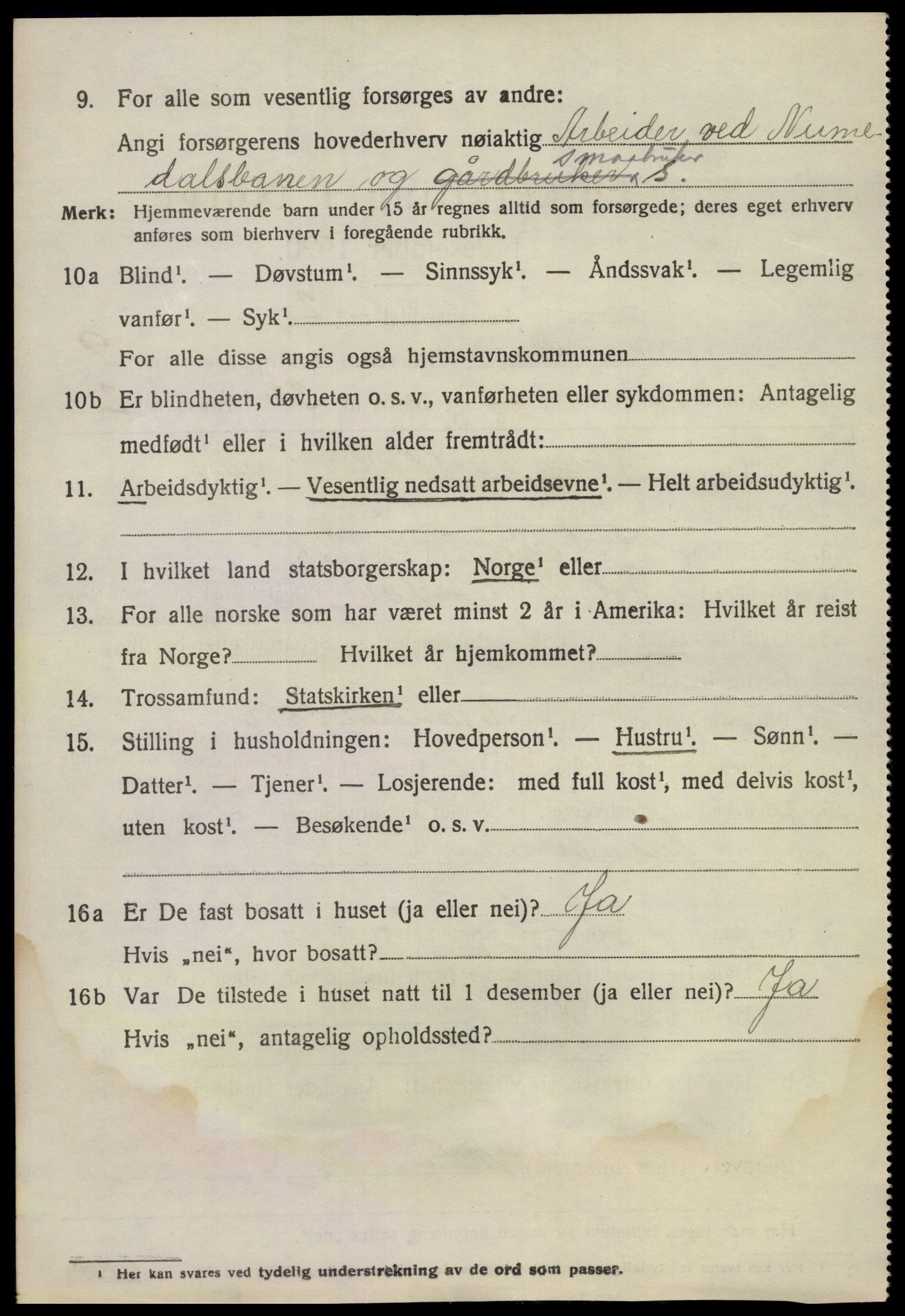 SAKO, 1920 census for Rollag, 1920, p. 3385