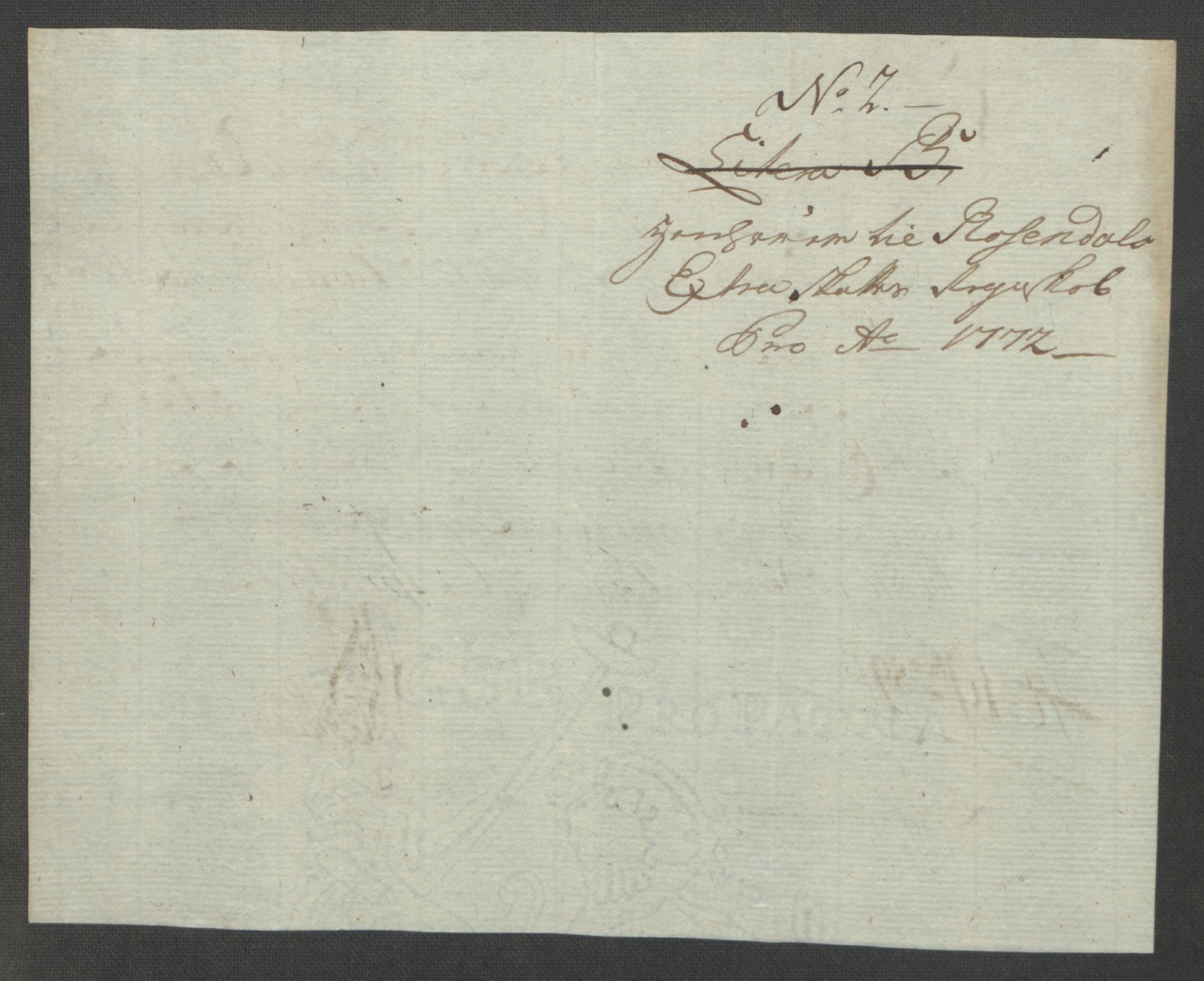 Rentekammeret inntil 1814, Reviderte regnskaper, Fogderegnskap, RA/EA-4092/R49/L3157: Ekstraskatten Rosendal Baroni, 1762-1772, p. 363