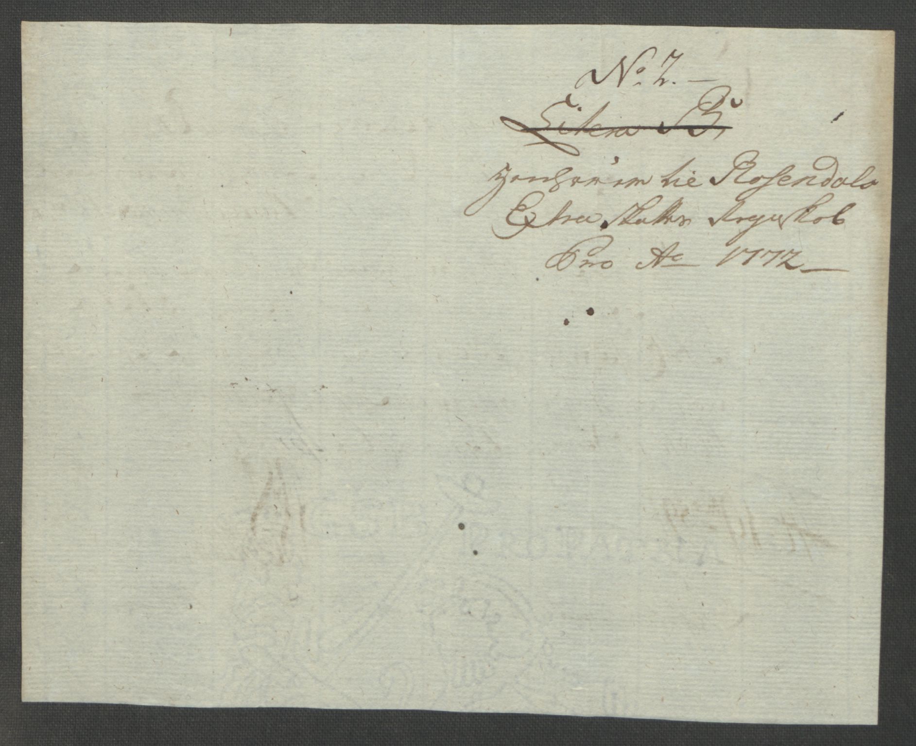 Rentekammeret inntil 1814, Reviderte regnskaper, Fogderegnskap, AV/RA-EA-4092/R49/L3157: Ekstraskatten Rosendal Baroni, 1762-1772, p. 363