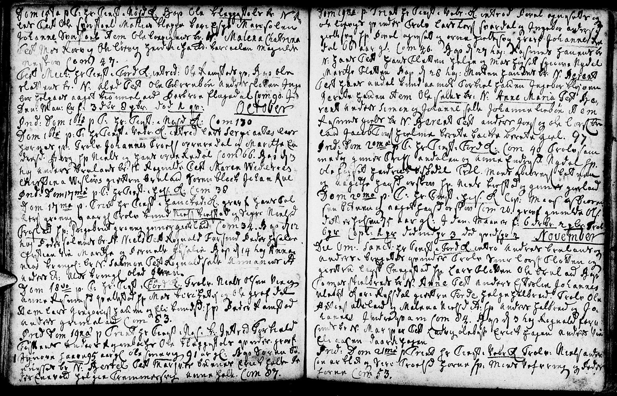 Førde sokneprestembete, SAB/A-79901/H/Haa/Haaa/L0002: Parish register (official) no. A 2, 1728-1748, p. 97