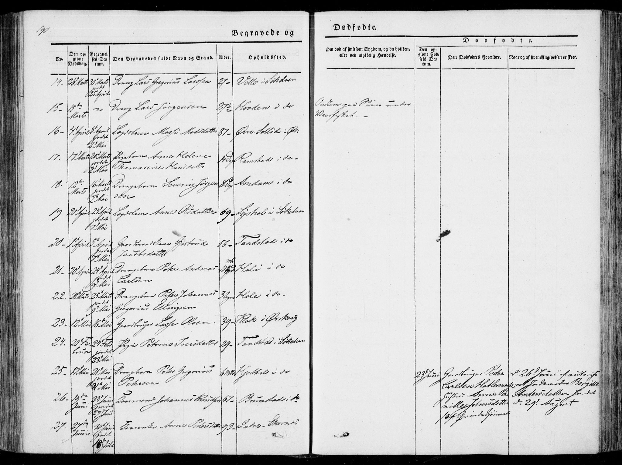 Ministerialprotokoller, klokkerbøker og fødselsregistre - Møre og Romsdal, AV/SAT-A-1454/522/L0313: Parish register (official) no. 522A08, 1852-1862, p. 190