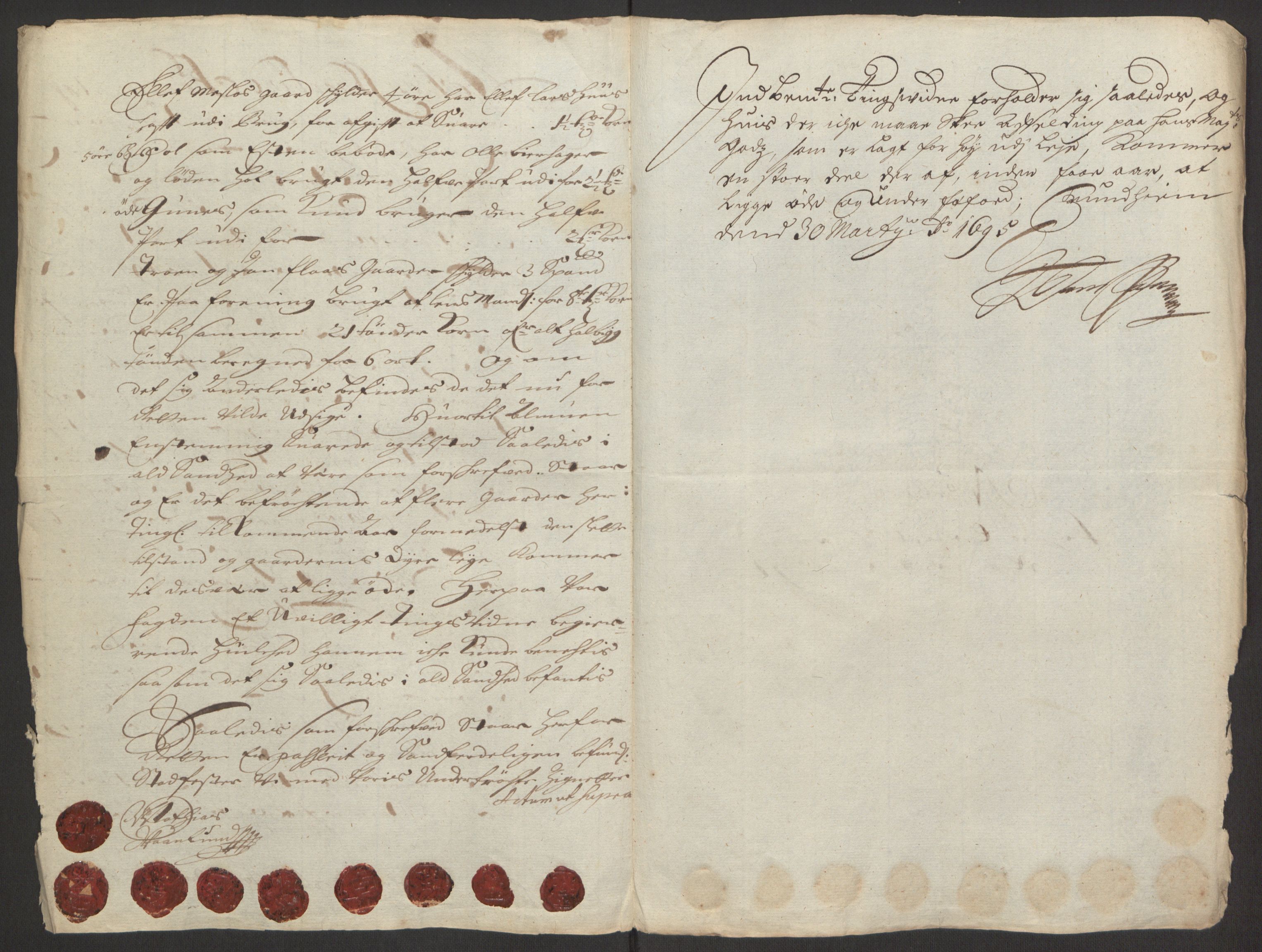 Rentekammeret inntil 1814, Reviderte regnskaper, Fogderegnskap, AV/RA-EA-4092/R60/L3944: Fogderegnskap Orkdal og Gauldal, 1694, p. 193