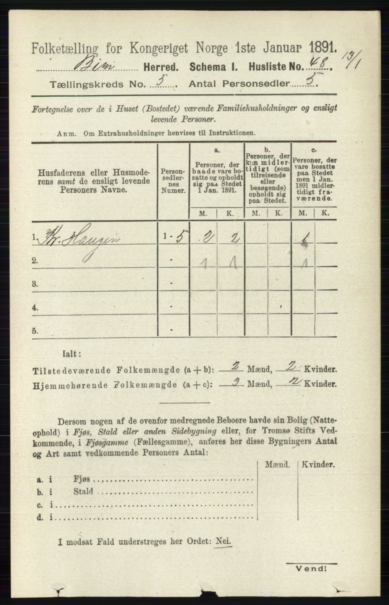 RA, 1891 census for 0525 Biri, 1891, p. 1776