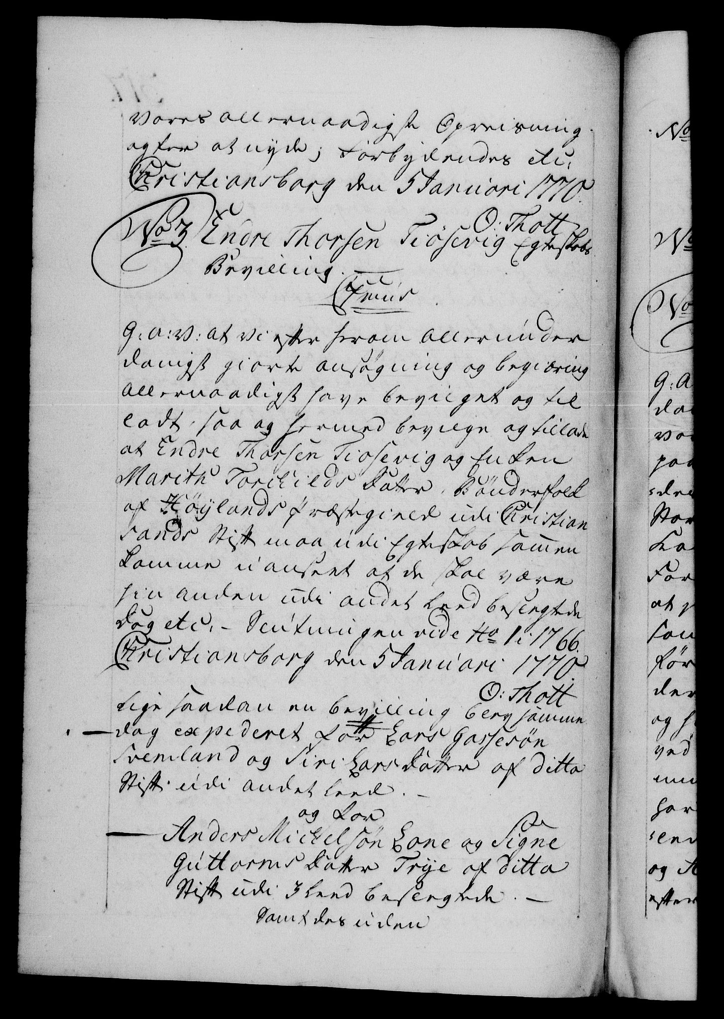 Danske Kanselli 1572-1799, AV/RA-EA-3023/F/Fc/Fca/Fcaa/L0044: Norske registre, 1769-1771, p. 317b