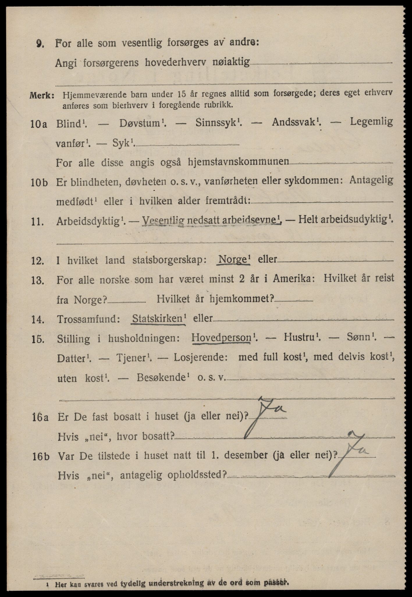 SAT, 1920 census for Halsa, 1920, p. 895
