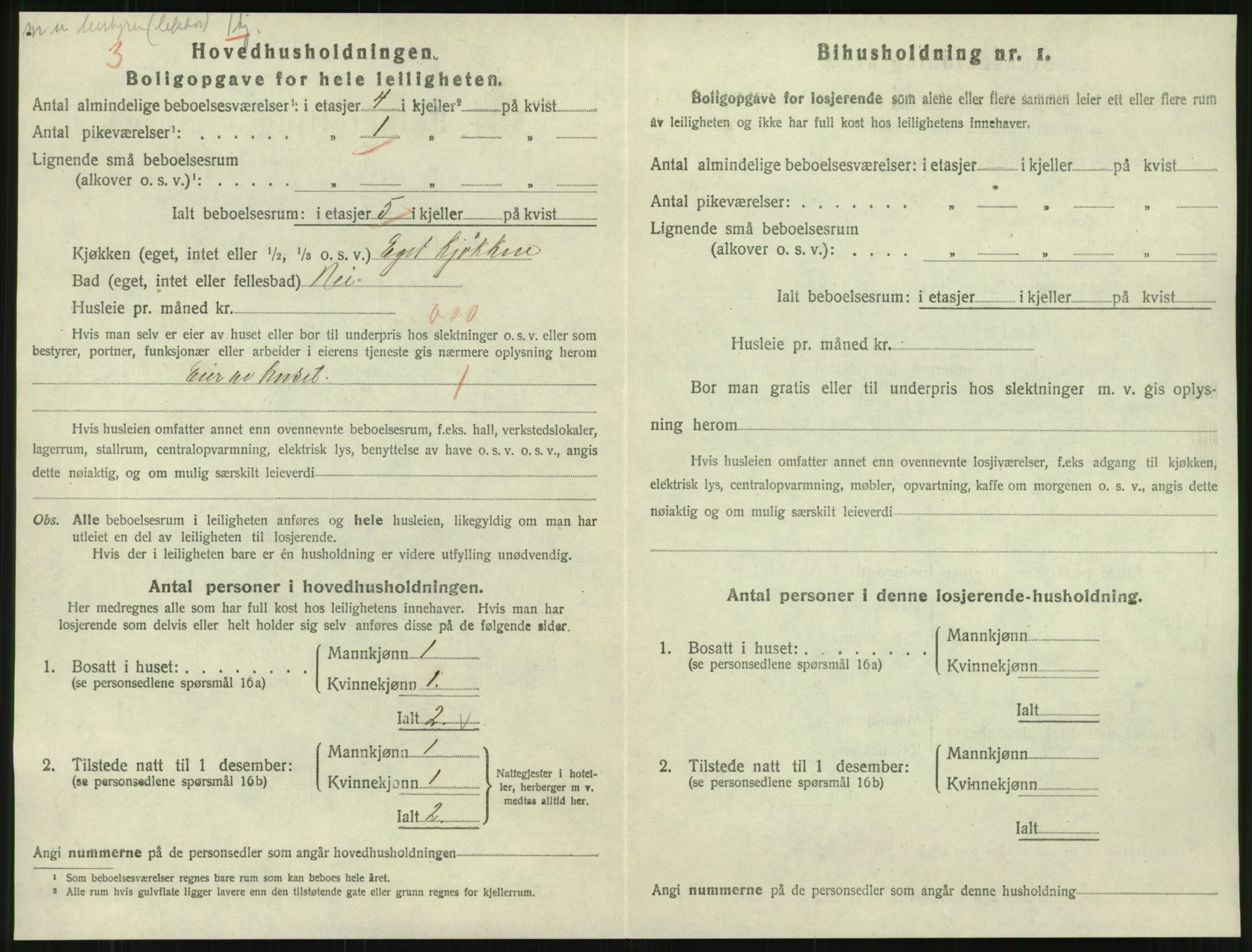 SAT, 1920 census for Namsos, 1920, p. 1580