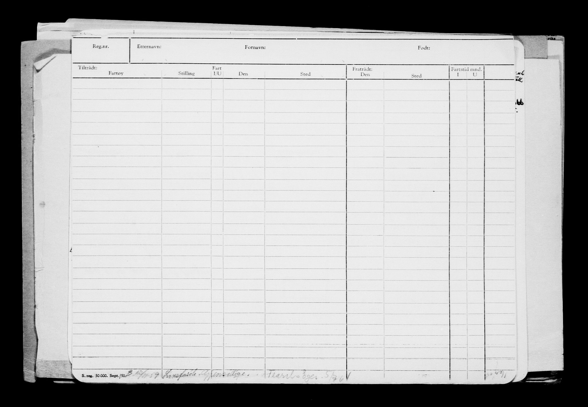 Direktoratet for sjømenn, AV/RA-S-3545/G/Gb/L0205: Hovedkort, 1922, p. 99