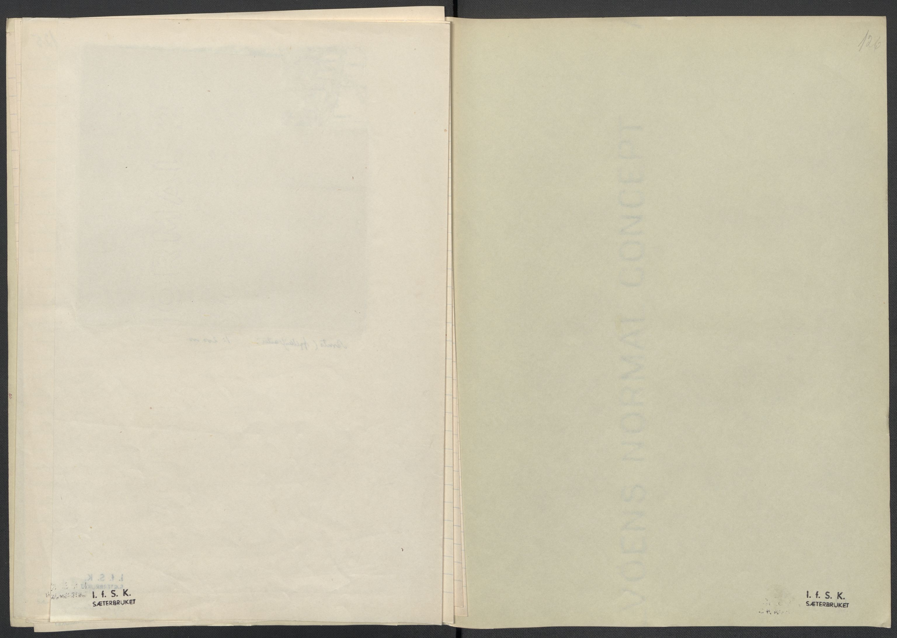 Instituttet for sammenlignende kulturforskning, RA/PA-0424/F/Fc/L0009/0001: Eske B9: / Rogaland (perm XXII), 1932-1935, p. 126