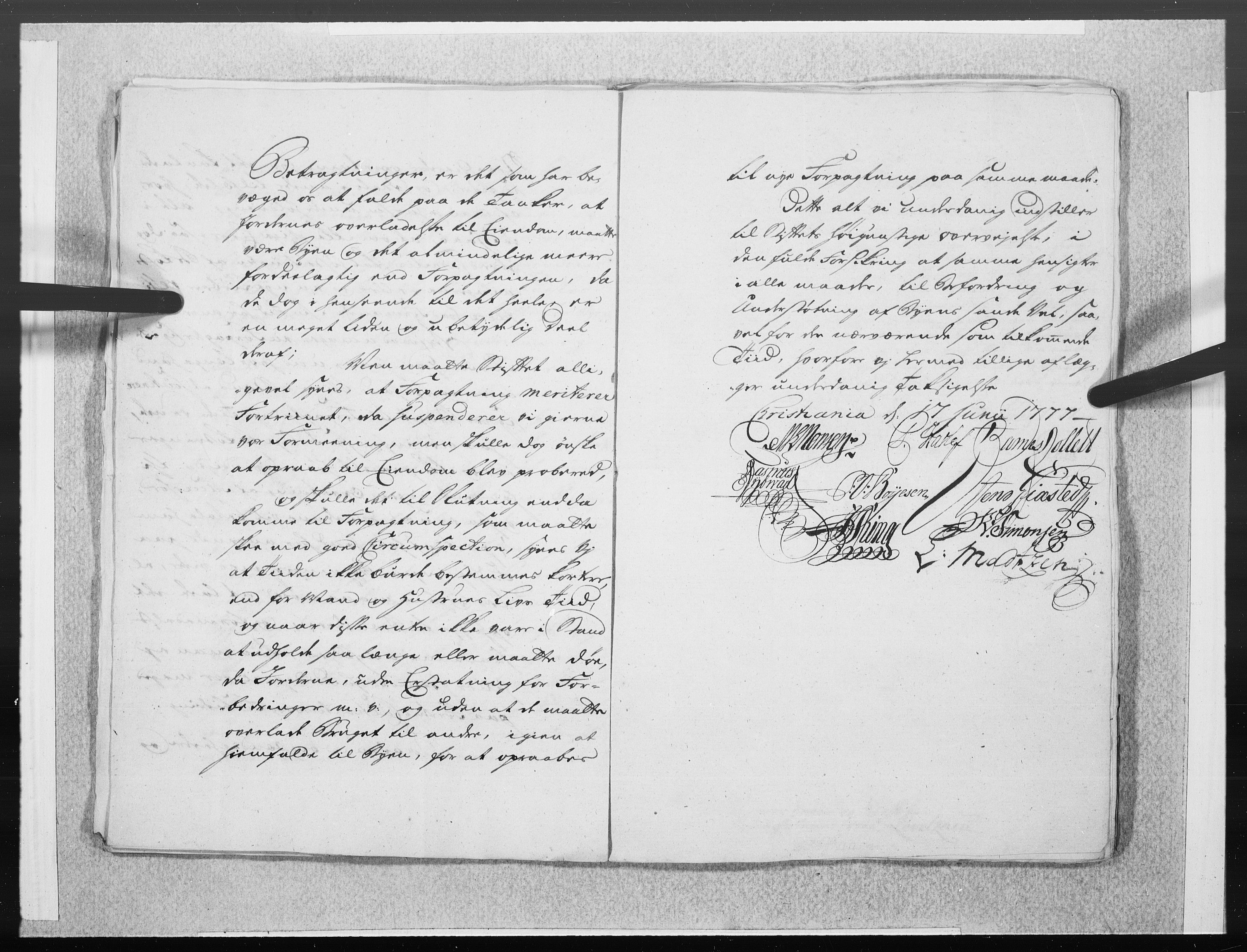 Danske Kanselli 1572-1799, AV/RA-EA-3023/F/Fc/Fcc/Fcca/L0226: Norske innlegg 1572-1799, 1777, p. 15