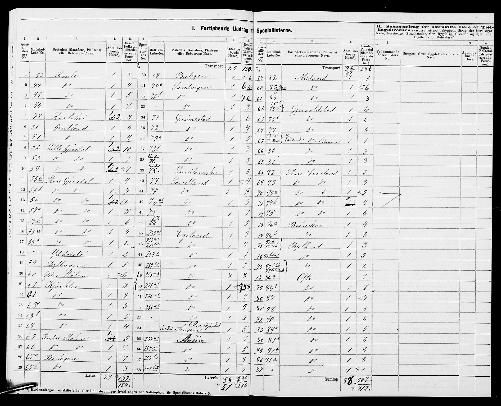 SAK, 1875 census for 1039P Herad, 1875, p. 24