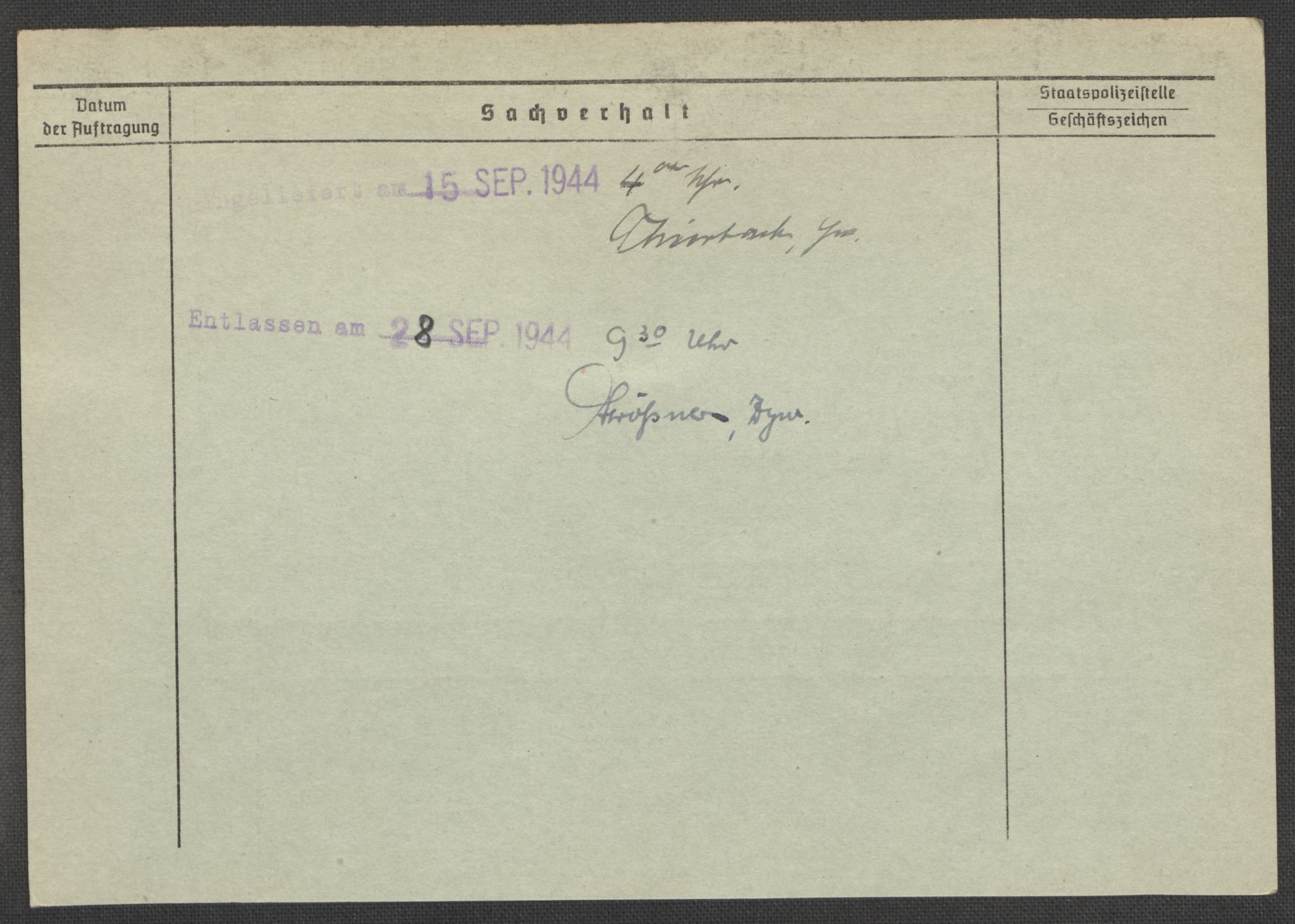 Befehlshaber der Sicherheitspolizei und des SD, RA/RAFA-5969/E/Ea/Eaa/L0010: Register over norske fanger i Møllergata 19: Sø-Å, 1940-1945, p. 547