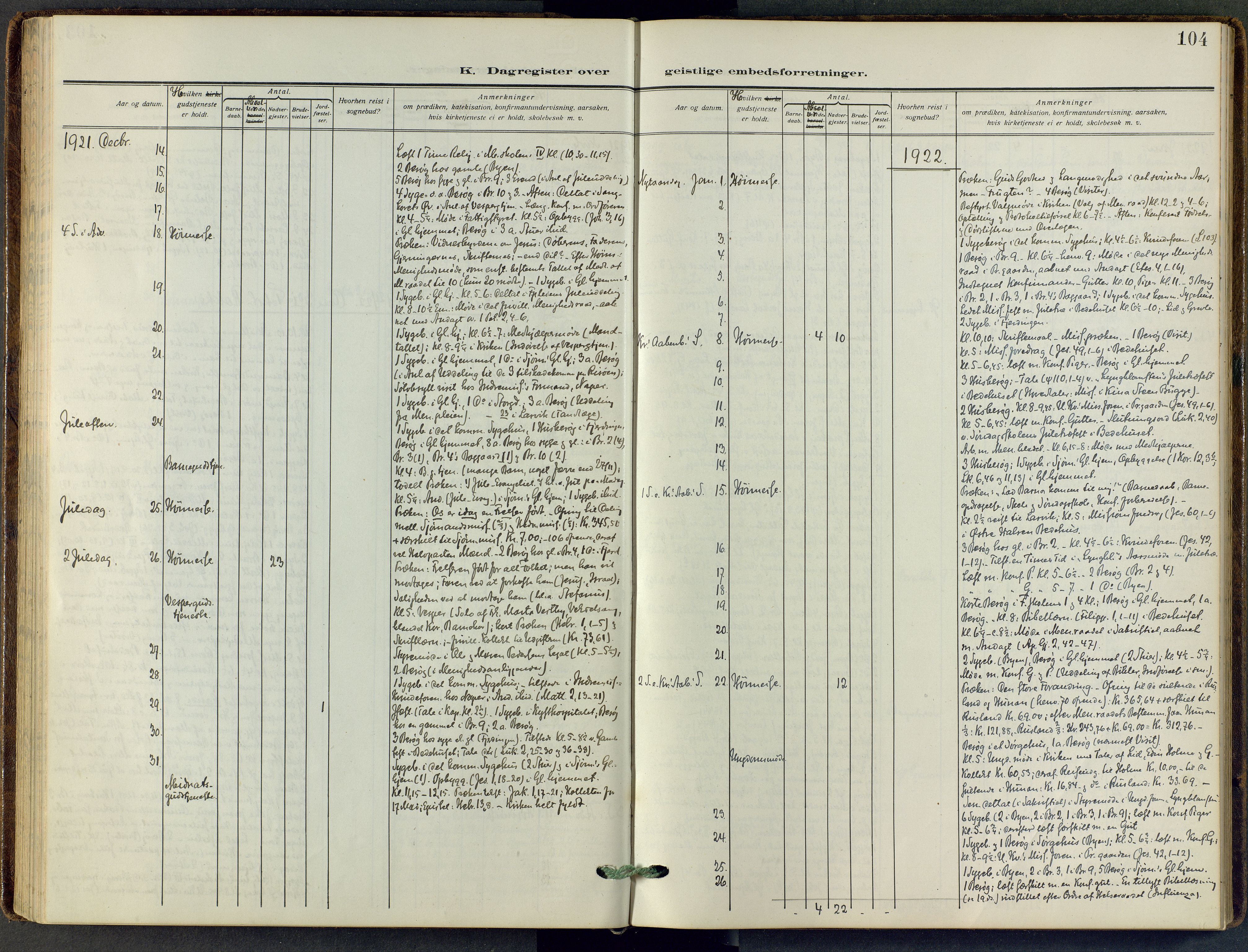 Stavern kirkebøker, AV/SAKO-A-318/F/Fa/L0010: Parish register (official) no. 10, 1916-1967, p. 104