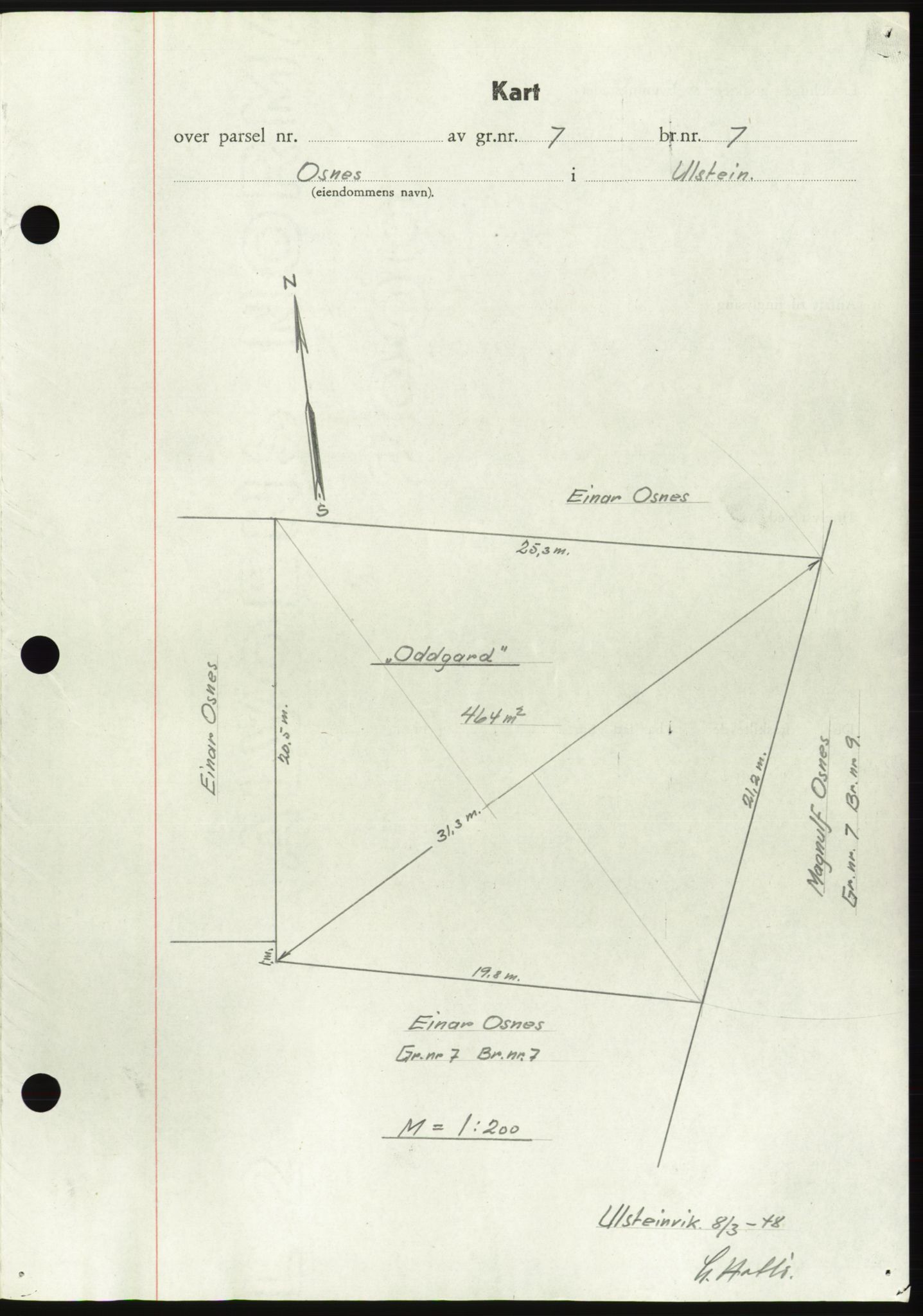 Søre Sunnmøre sorenskriveri, AV/SAT-A-4122/1/2/2C/L0082: Mortgage book no. 8A, 1948-1948, Diary no: : 364/1948