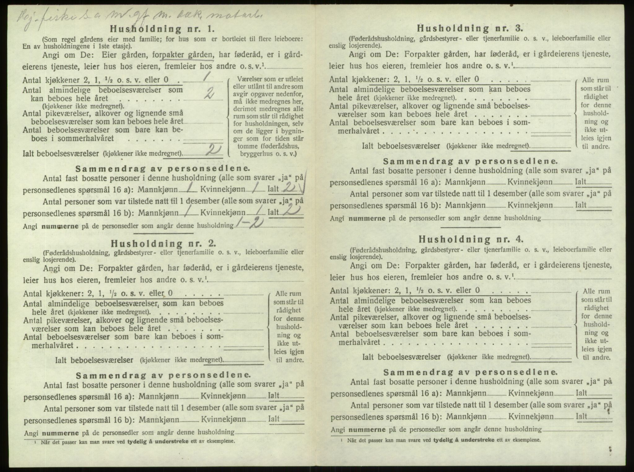 SAO, 1920 census for Hvaler, 1920, p. 1123