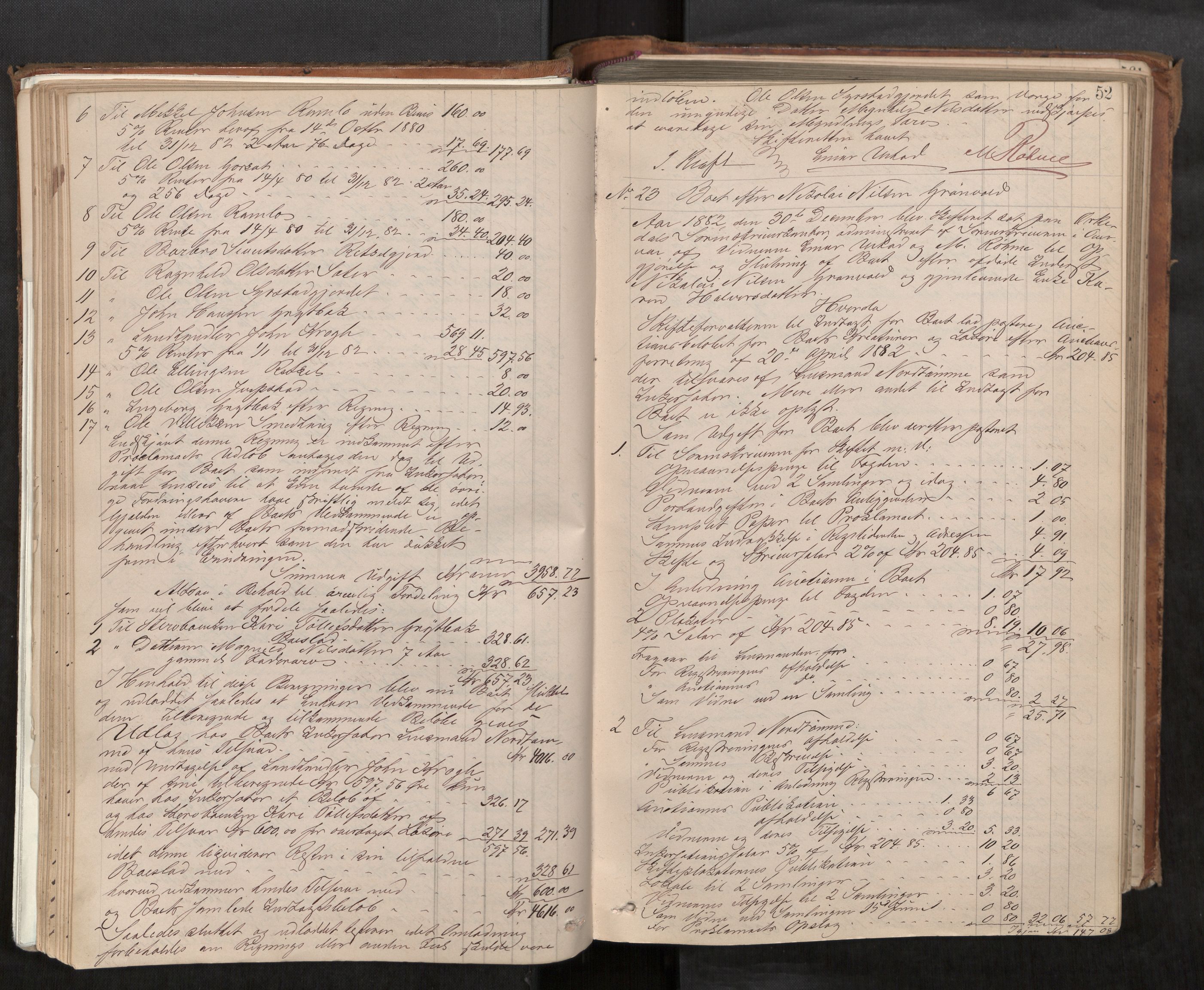 Orkdal sorenskriveri, AV/SAT-A-4169/1/3/3Aa/L0014: Skifteprotokoller, 1881-1902, p. 52