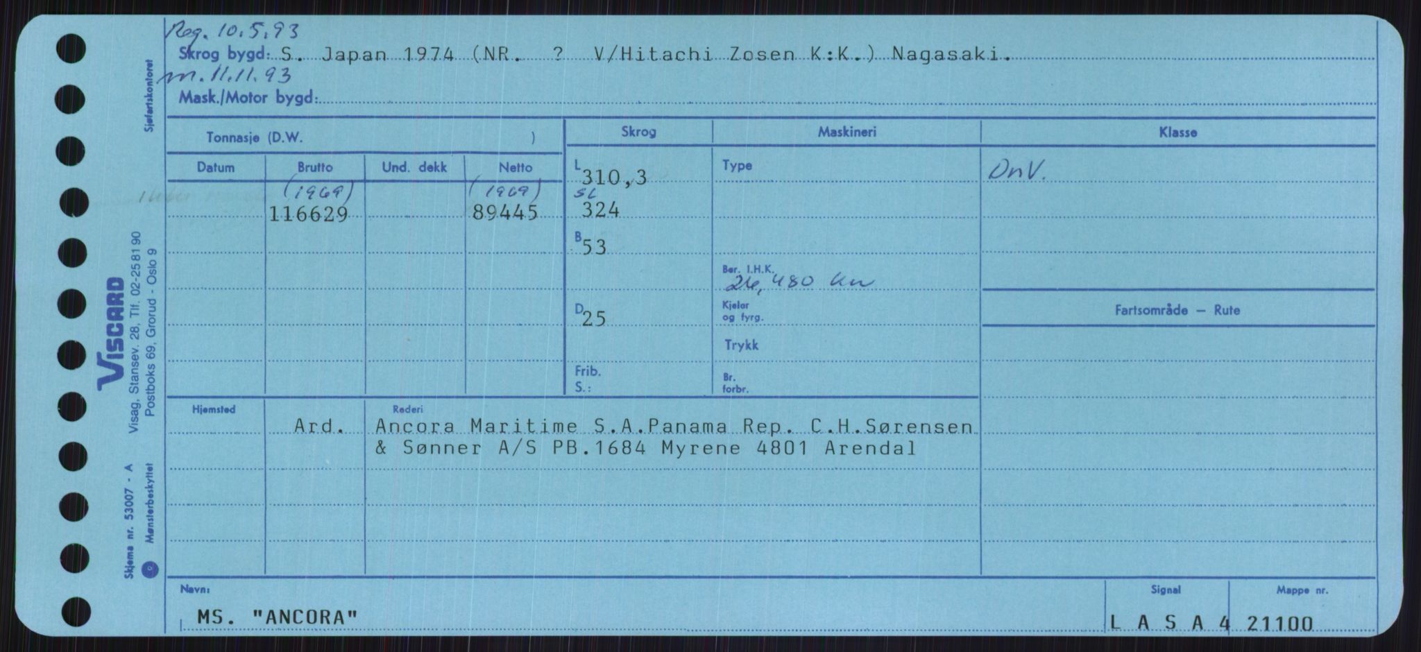 Sjøfartsdirektoratet med forløpere, Skipsmålingen, AV/RA-S-1627/H/Ha/L0001/0001: Fartøy, A-Eig / Fartøy A-Bjøn, p. 201