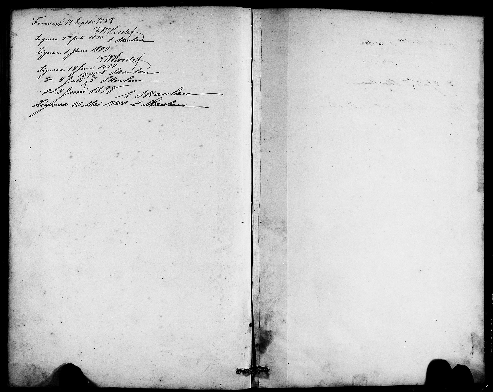 Laksevåg Sokneprestembete, SAB/A-76501/H/Ha/Hab/Haba/L0003: Parish register (copy) no. A 3, 1887-1899