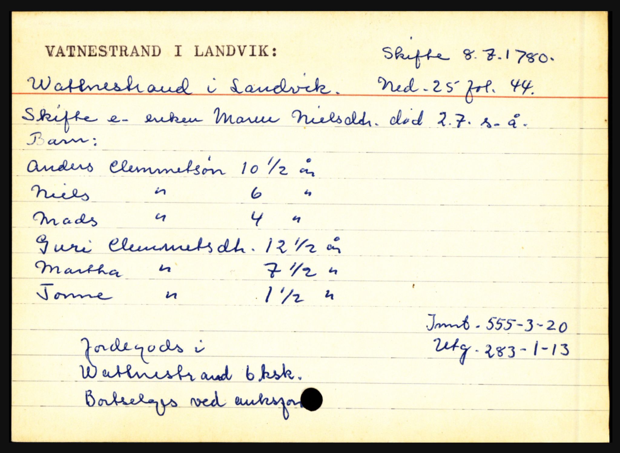 Nedenes sorenskriveri før 1824, AV/SAK-1221-0007/H, p. 32751