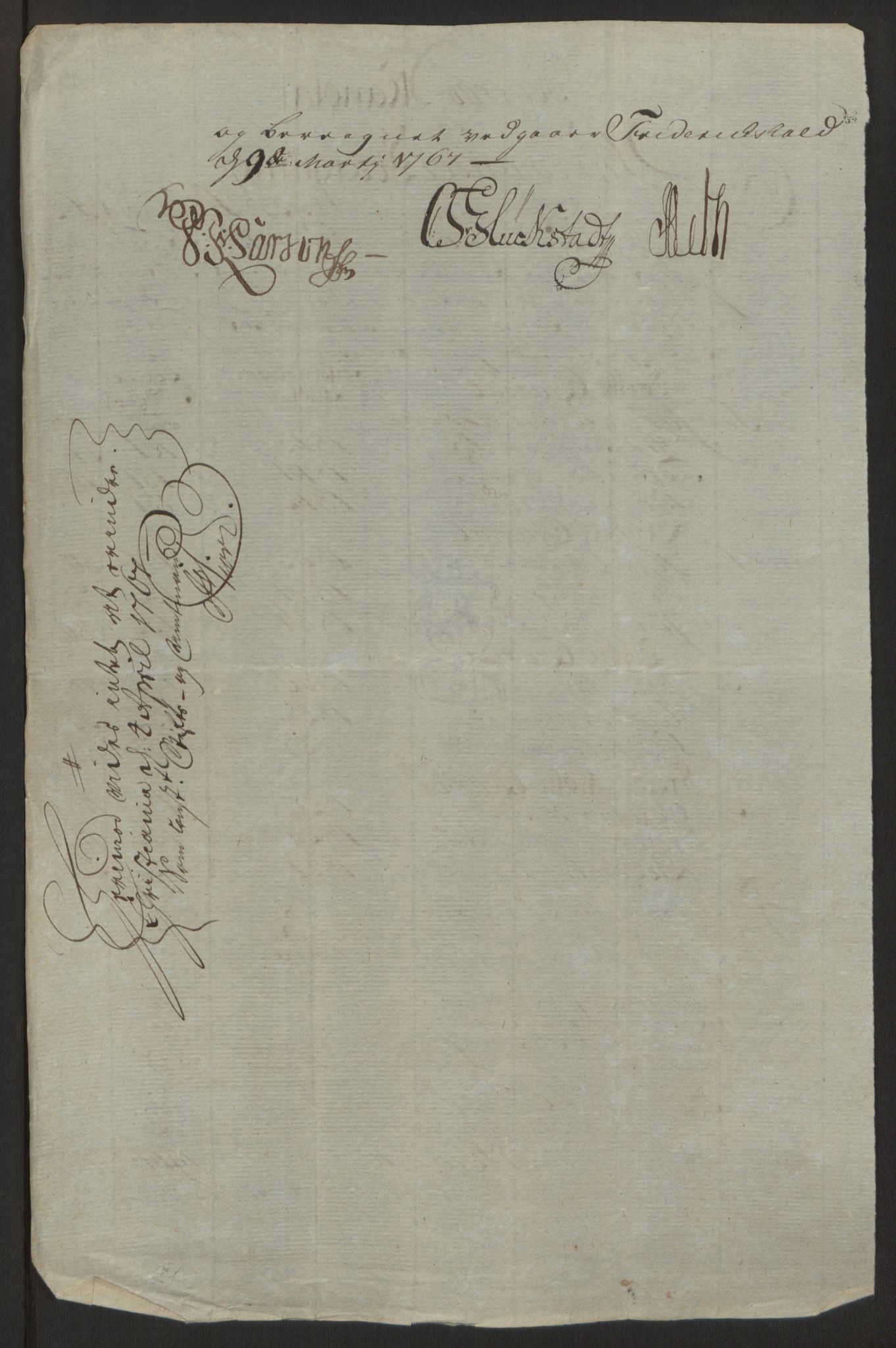 Rentekammeret inntil 1814, Reviderte regnskaper, Byregnskaper, RA/EA-4066/R/Ra/L0006/0001: [A4] Kontribusjonsregnskap / Ekstraskatt, 1762-1772, p. 127