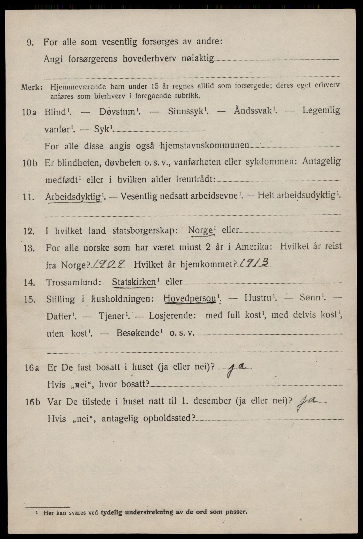 SAST, 1920 census for Skudenes, 1920, p. 4473