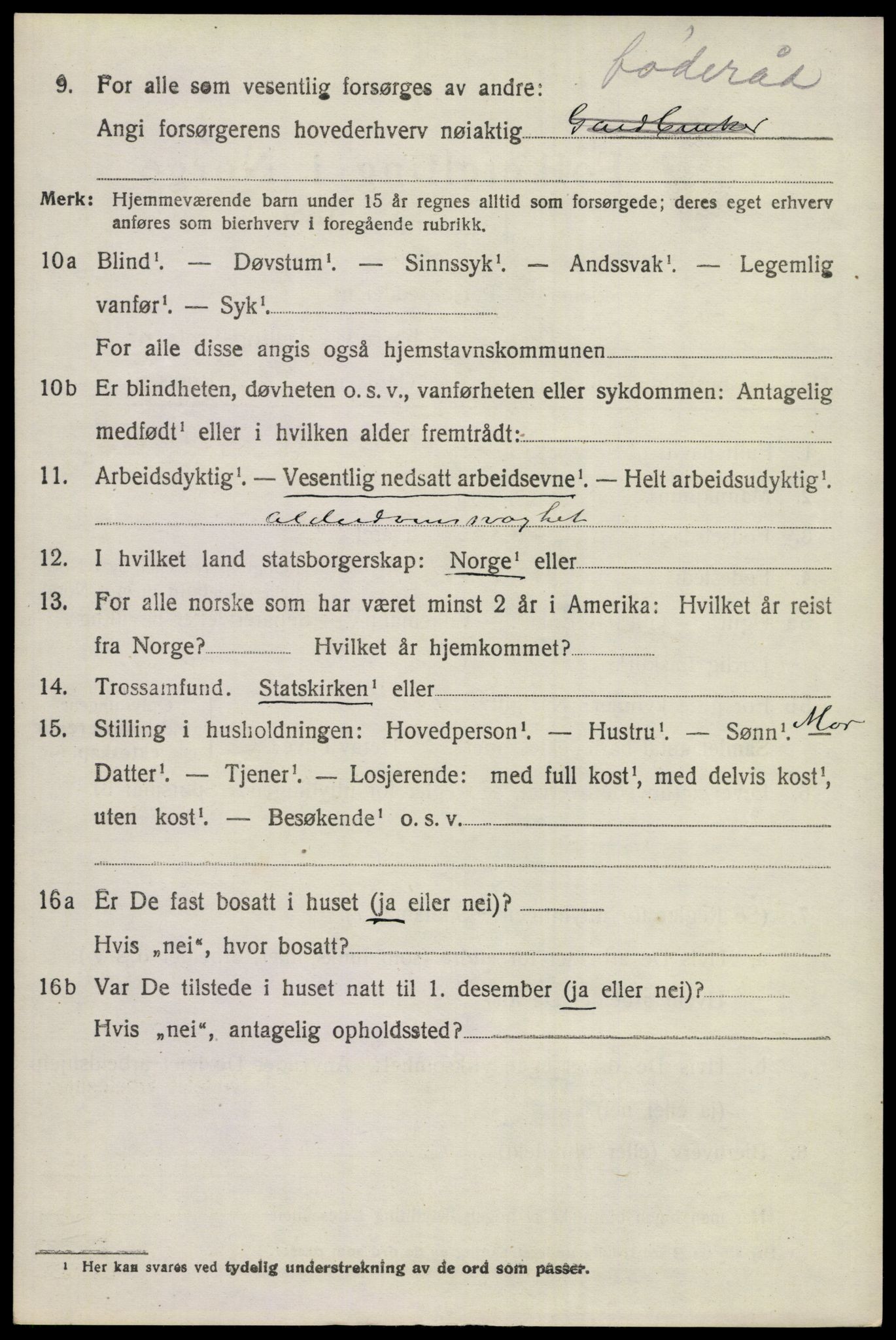 SAKO, 1920 census for Nes (Buskerud), 1920, p. 1479