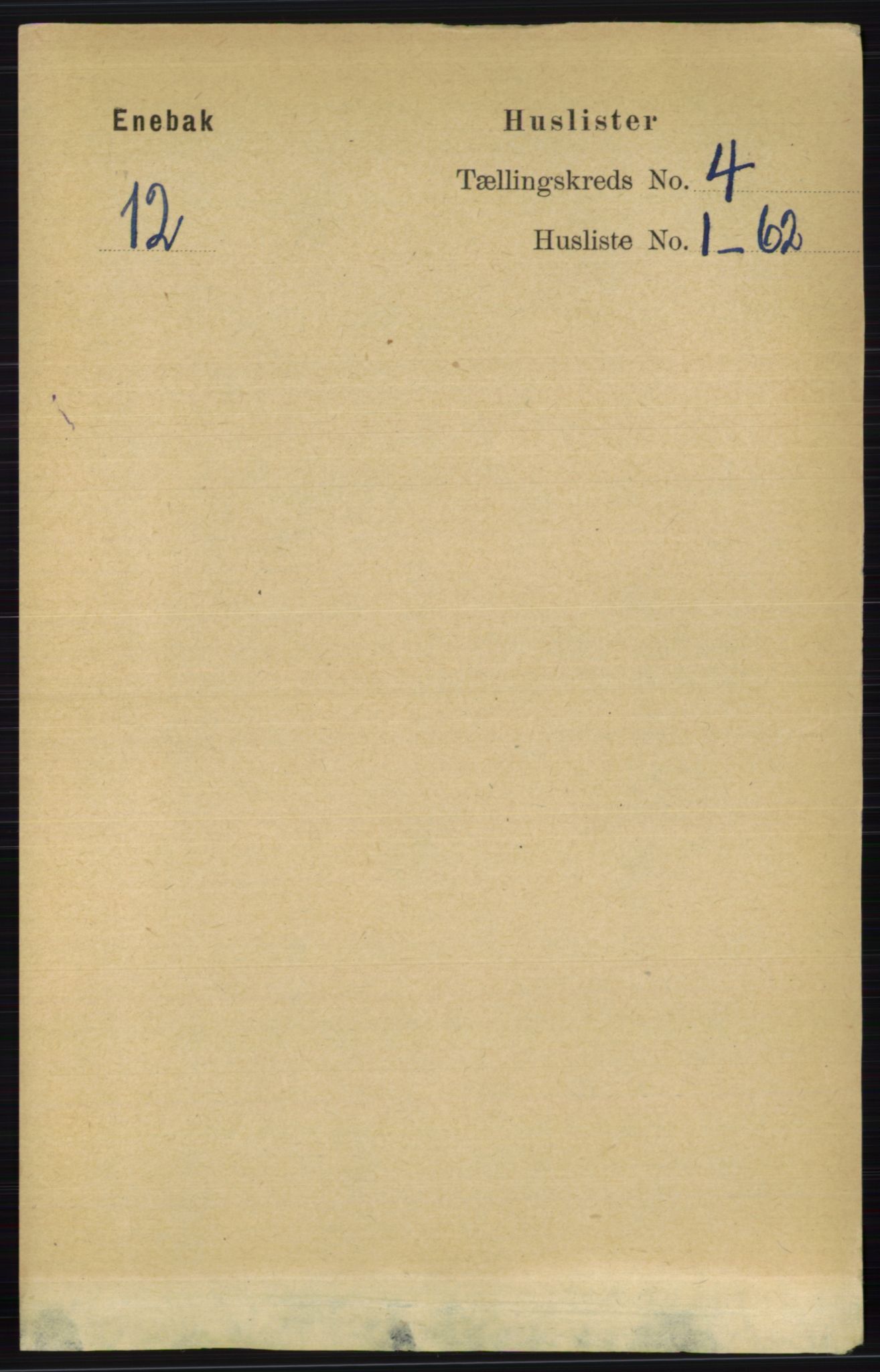 RA, 1891 census for 0229 Enebakk, 1891, p. 1410