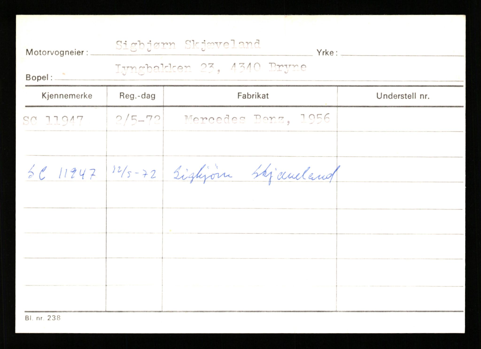 Stavanger trafikkstasjon, AV/SAST-A-101942/0/G/L0003: Registreringsnummer: 10466 - 15496, 1930-1971, p. 1433