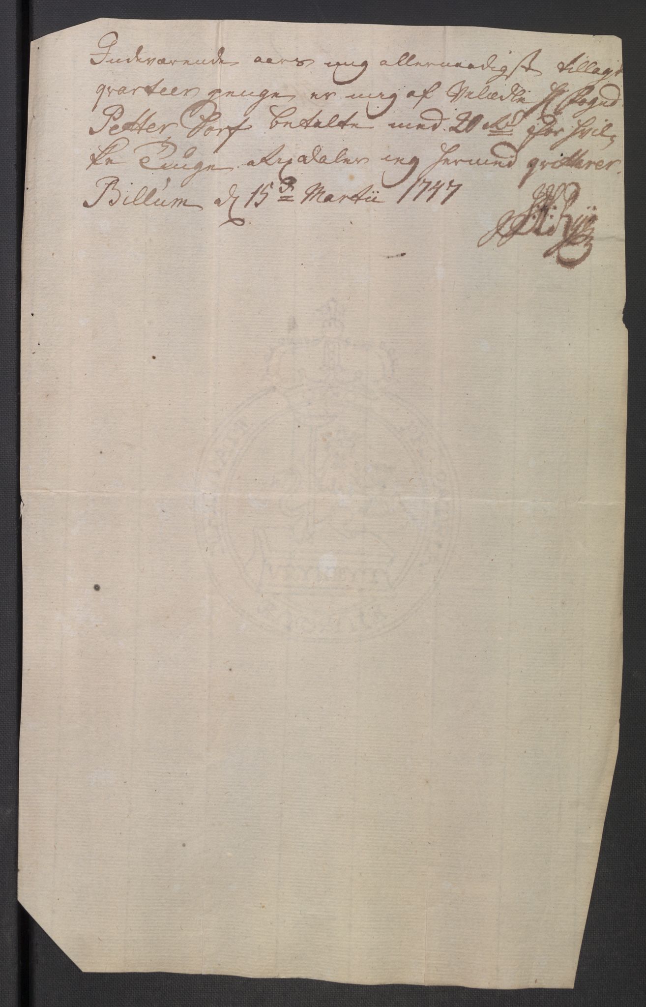 Rentekammeret inntil 1814, Reviderte regnskaper, Fogderegnskap, AV/RA-EA-4092/R18/L1346: Fogderegnskap Hadeland, Toten og Valdres, 1747-1748, p. 124