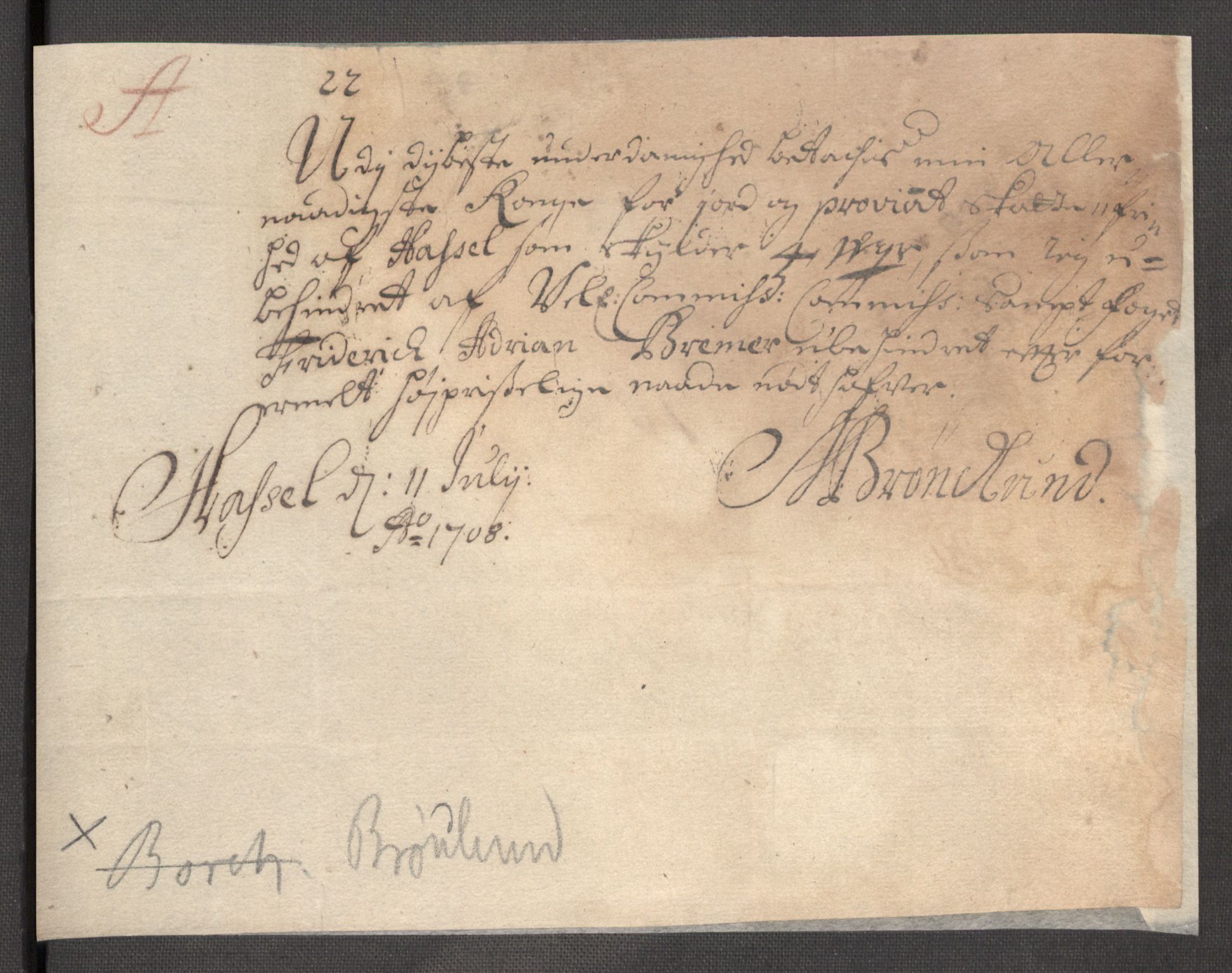 Rentekammeret inntil 1814, Reviderte regnskaper, Fogderegnskap, AV/RA-EA-4092/R67/L4678: Fogderegnskap Vesterålen, Andenes og Lofoten, 1696-1708, p. 432