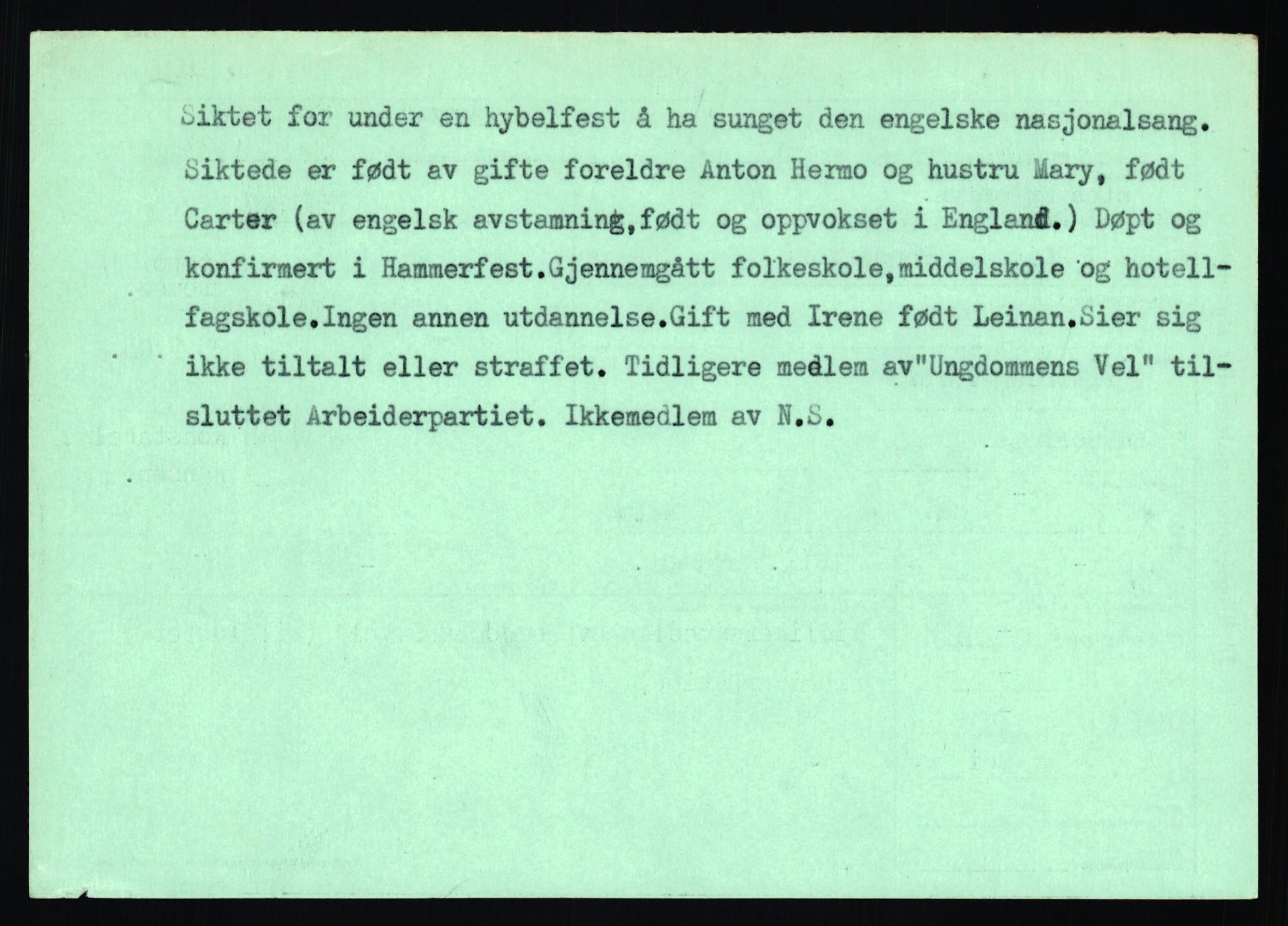 Statspolitiet - Hovedkontoret / Osloavdelingen, AV/RA-S-1329/C/Ca/L0006: Hanche - Hokstvedt, 1943-1945, p. 3975