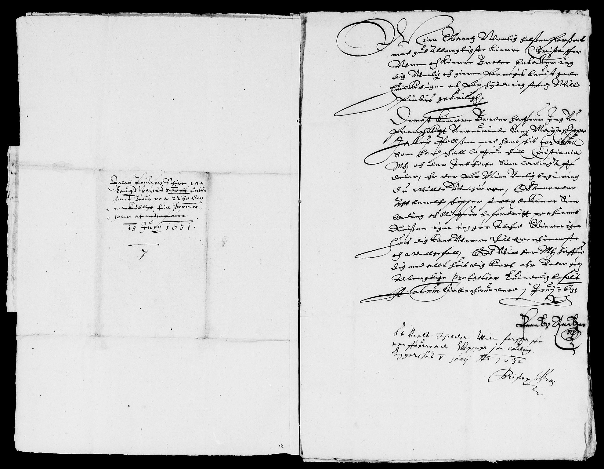 Rentekammeret inntil 1814, Reviderte regnskaper, Lensregnskaper, RA/EA-5023/R/Rb/Rbh/L0001: Sager i Aker, 1628-1646