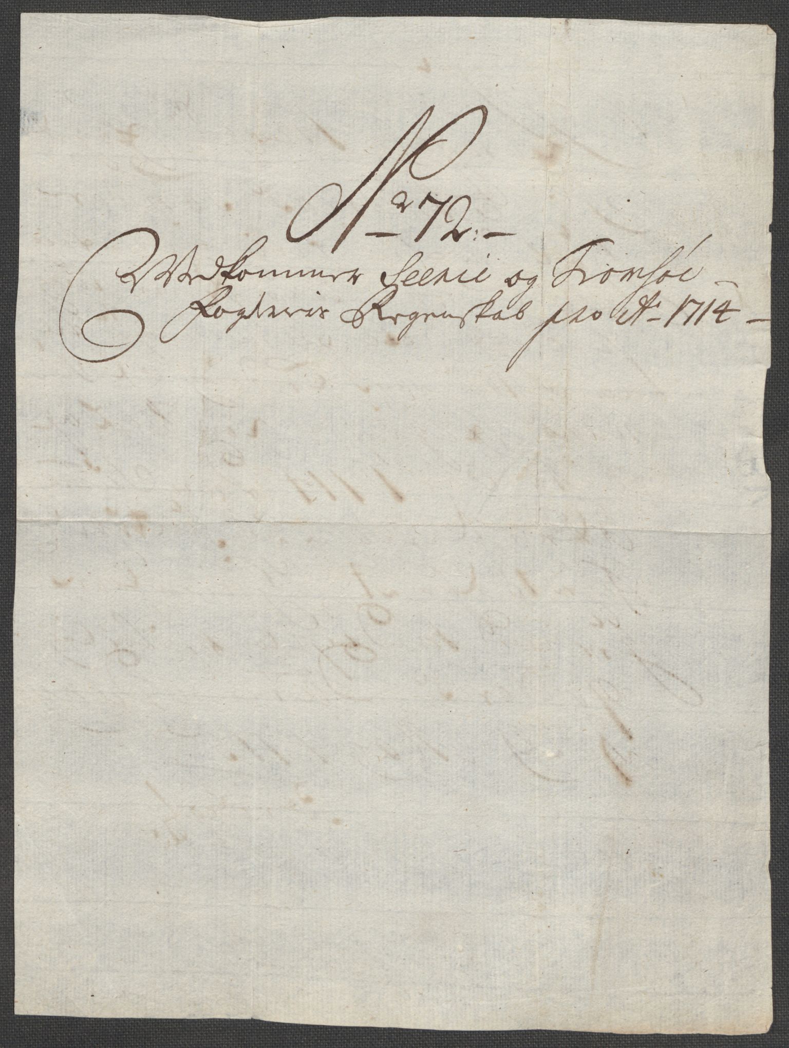 Rentekammeret inntil 1814, Reviderte regnskaper, Fogderegnskap, AV/RA-EA-4092/R68/L4760: Fogderegnskap Senja og Troms, 1714, p. 332