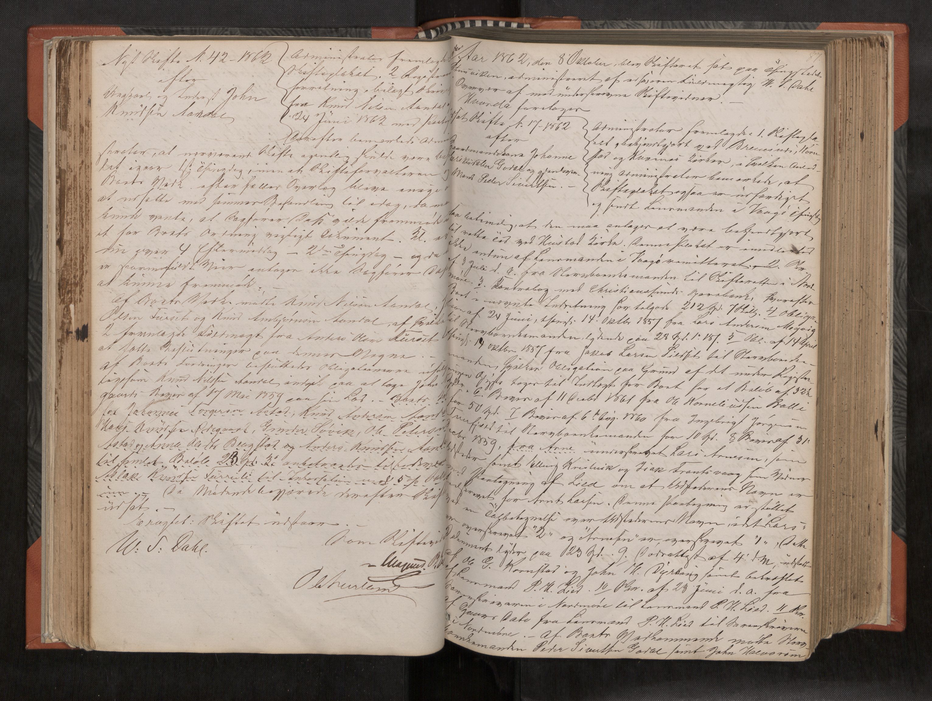 Nordmøre sorenskriveri, AV/SAT-A-4132/1/3/3B/L0002: Forhandlingsprotokoll nr. 02, 1860-1872, p. 87