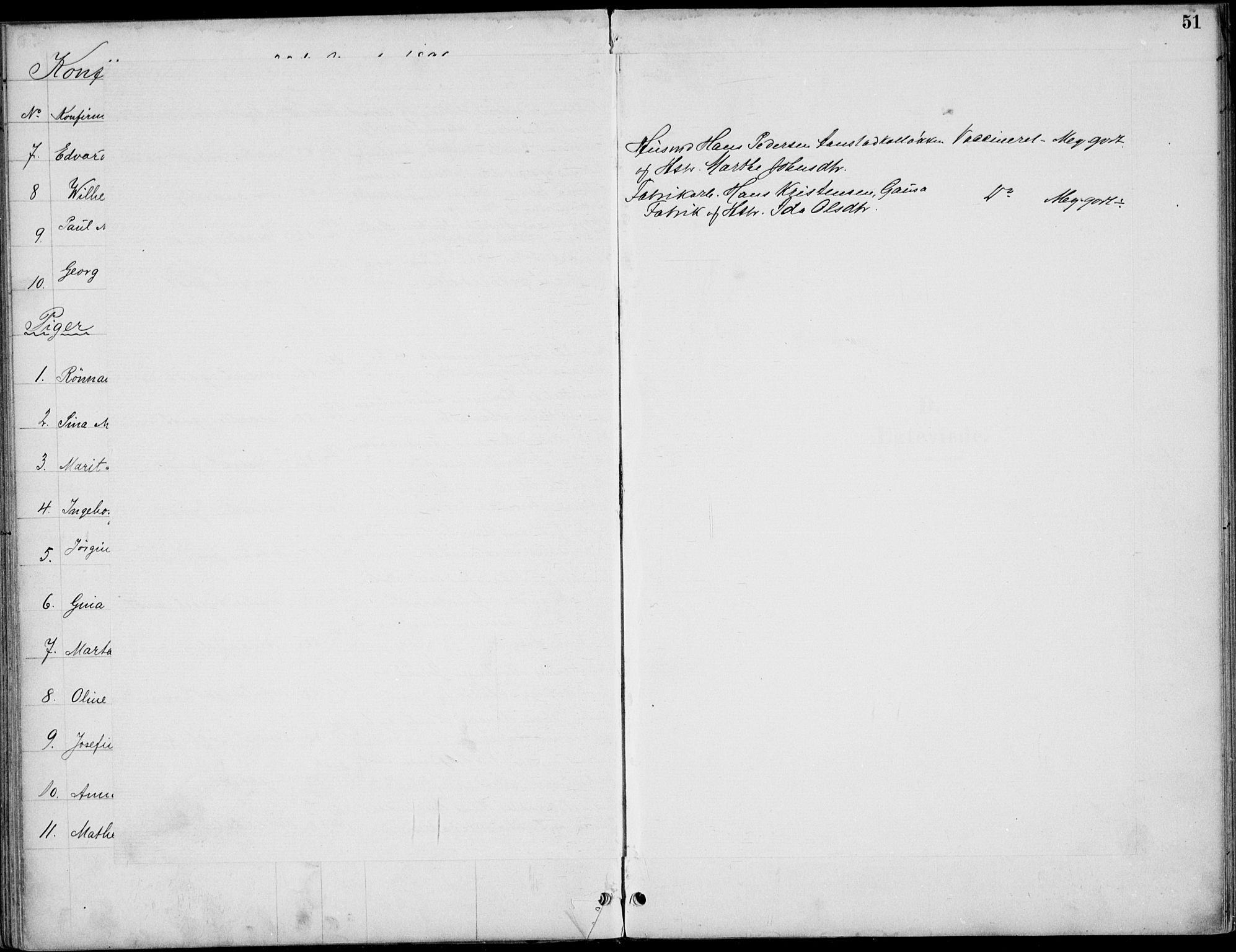 Østre Gausdal prestekontor, SAH/PREST-092/H/Ha/Haa/L0003: Parish register (official) no. 3, 1887-1901, p. 51