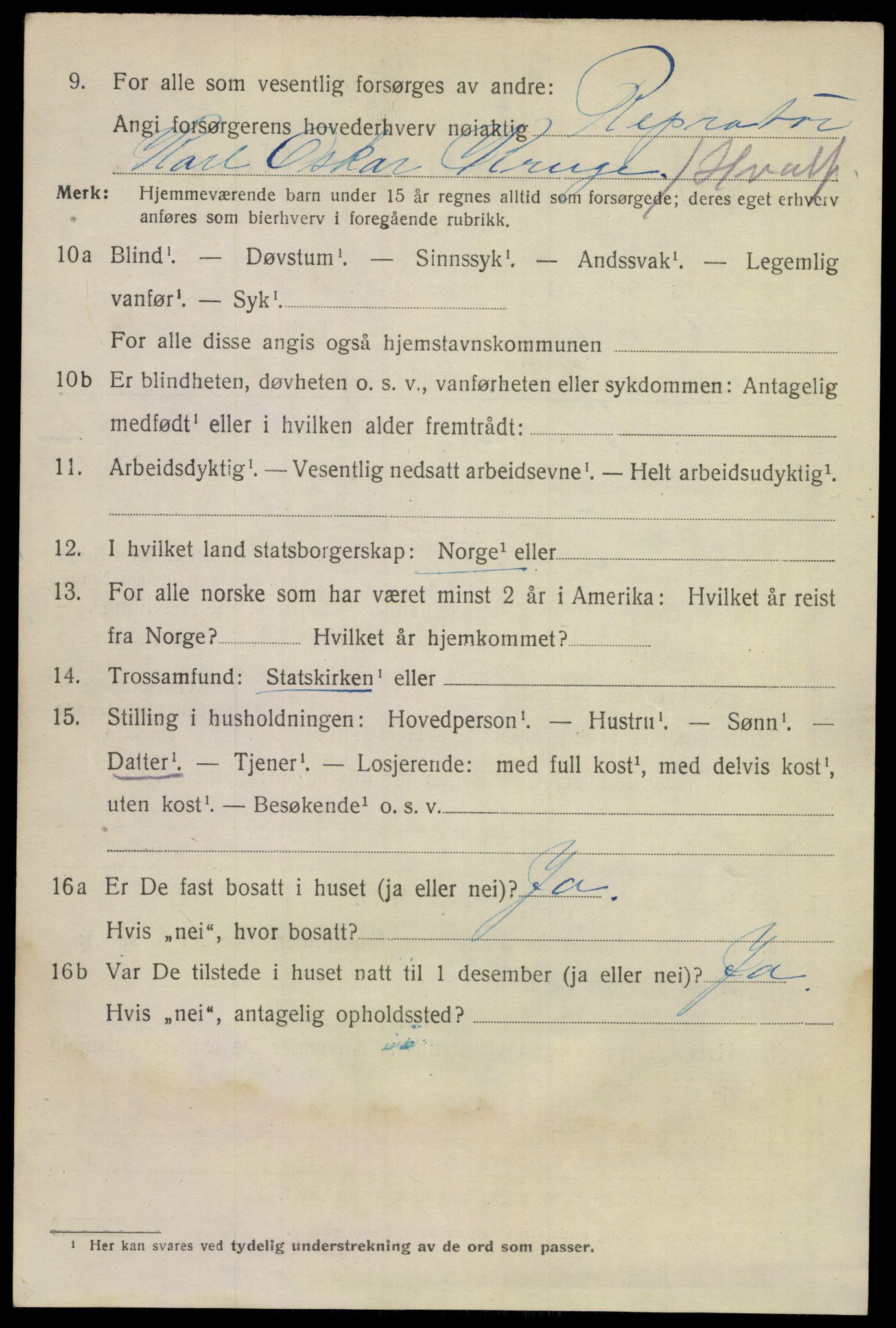 SAKO, 1920 census for Larvik, 1920, p. 29275