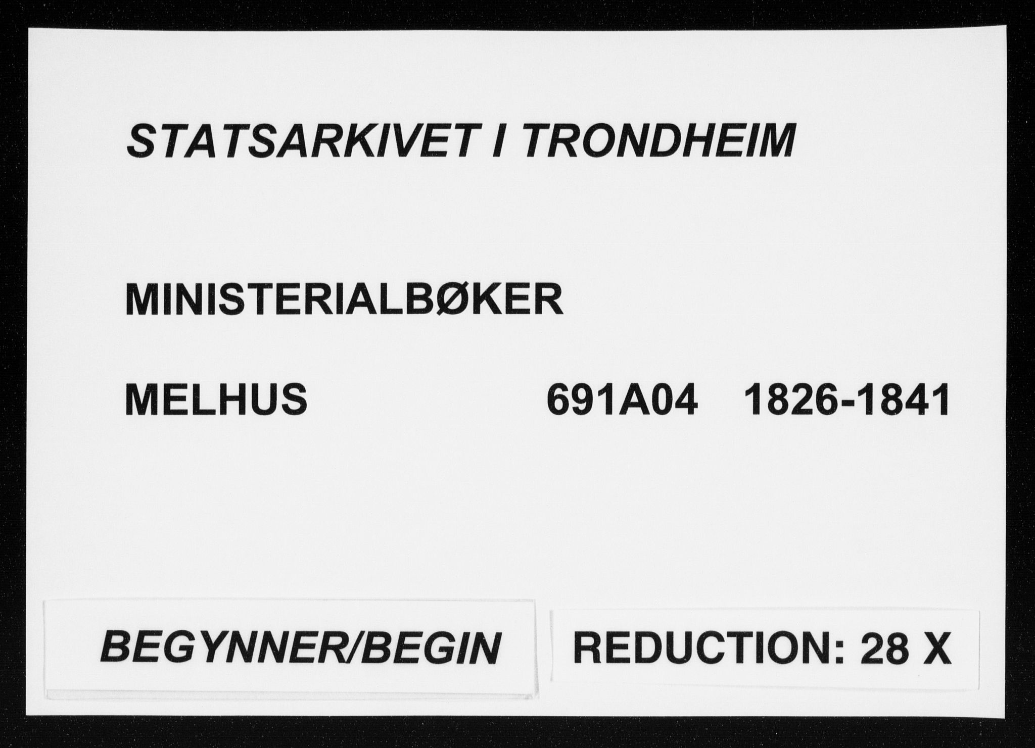 Ministerialprotokoller, klokkerbøker og fødselsregistre - Sør-Trøndelag, SAT/A-1456/691/L1069: Parish register (official) no. 691A04, 1826-1841