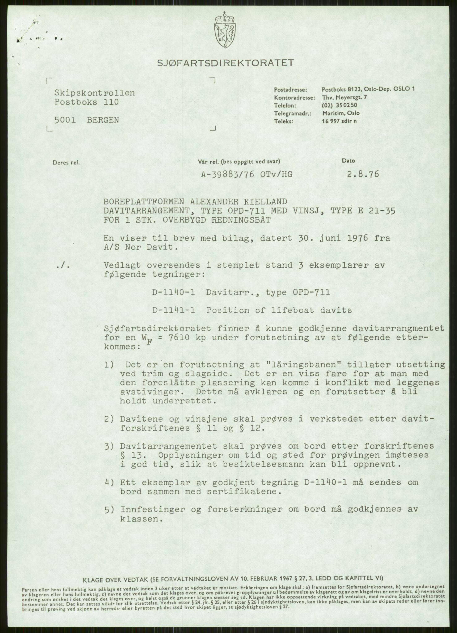 Justisdepartementet, Granskningskommisjonen ved Alexander Kielland-ulykken 27.3.1980, AV/RA-S-1165/D/L0006: A Alexander L. Kielland (Doku.liste + A3-A6, A11-A13, A18-A20-A21, A23, A31 av 31)/Dykkerjournaler, 1980-1981, p. 35